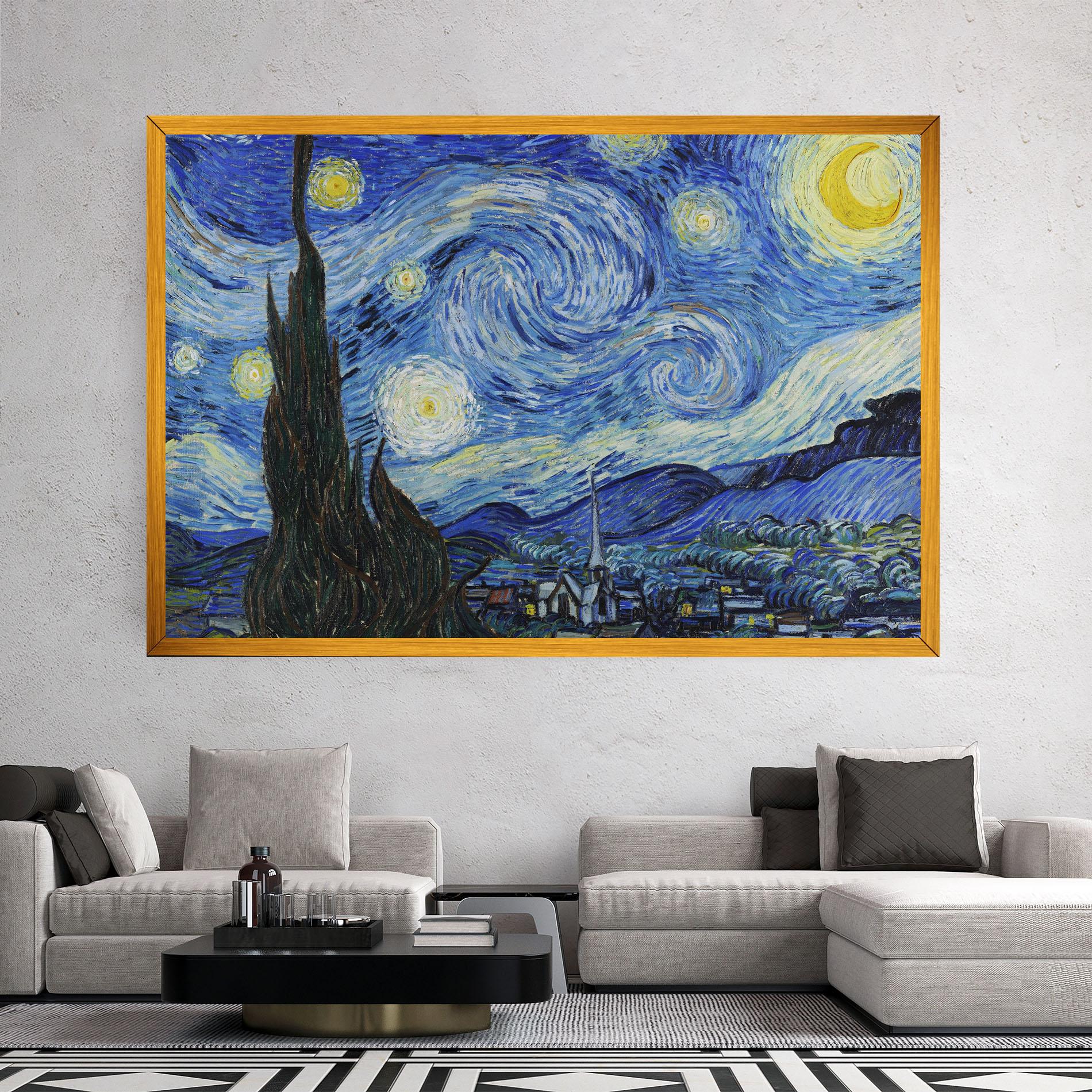Tablou Canvas The Starry Night mockup 2