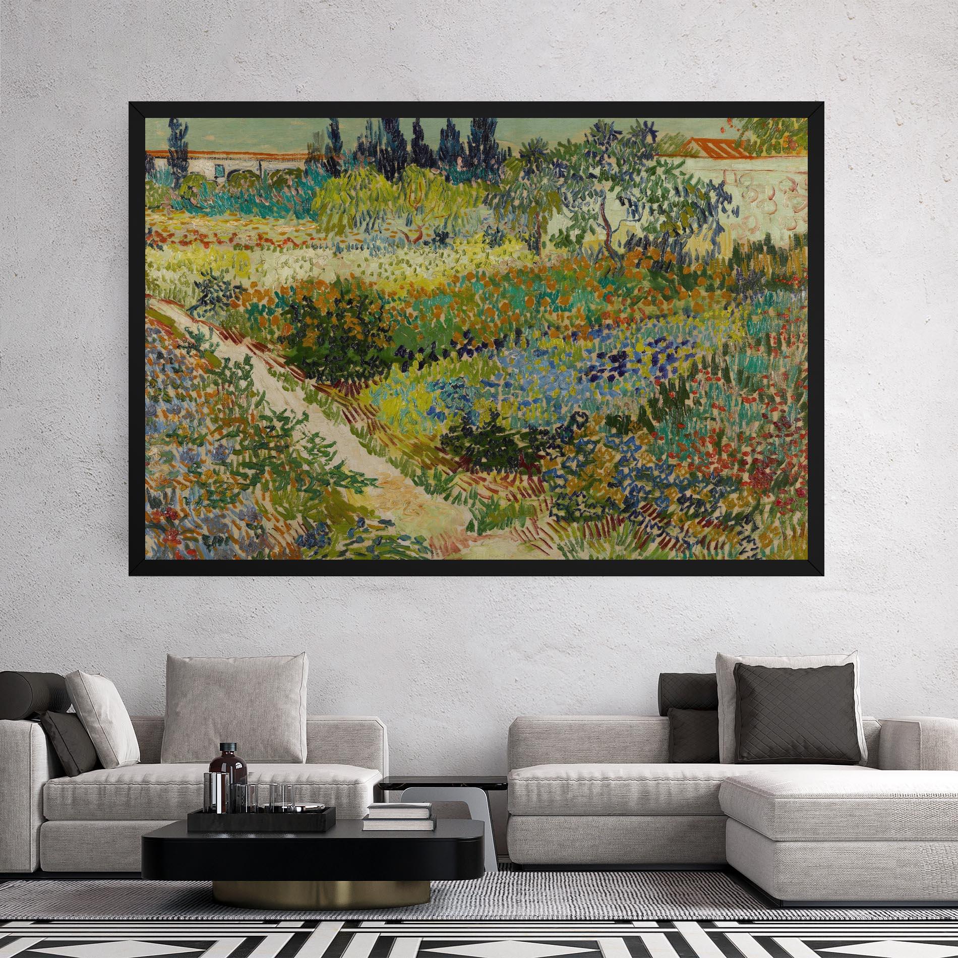 Tablou Canvas Garden At Arles mockup 2