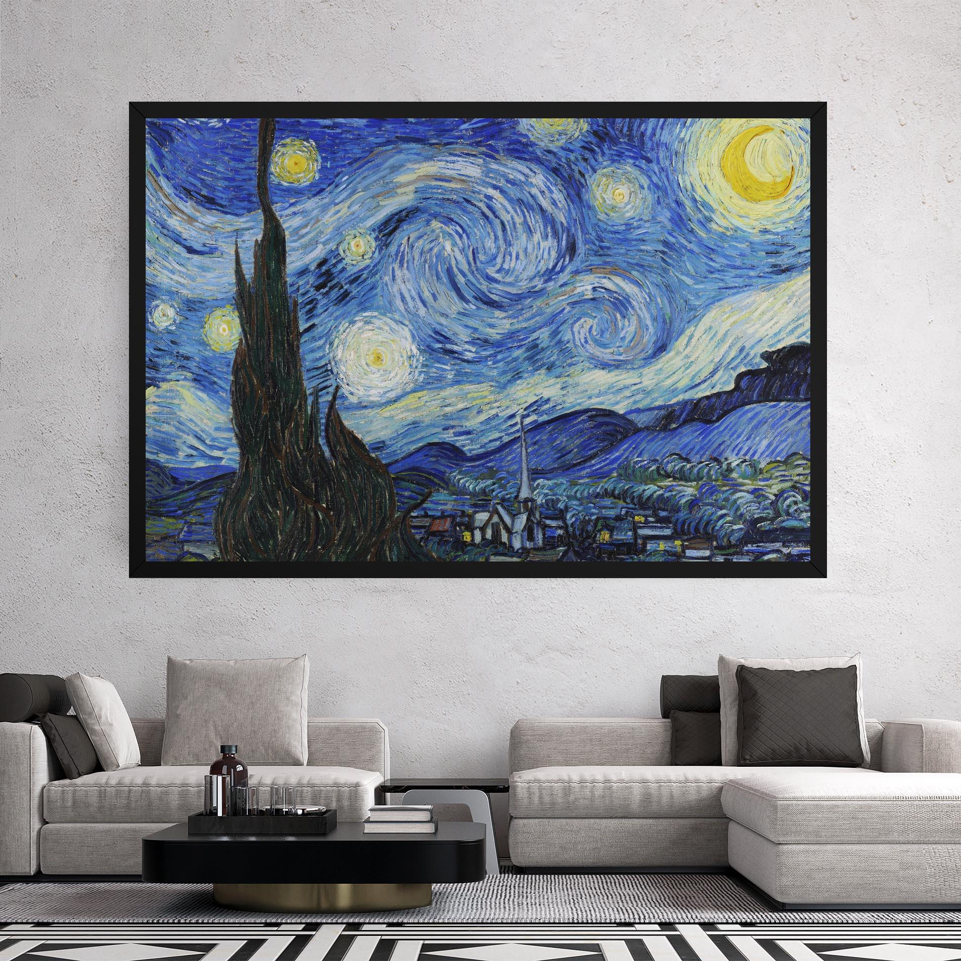Tablou Canvas The Starry Night mockup 2