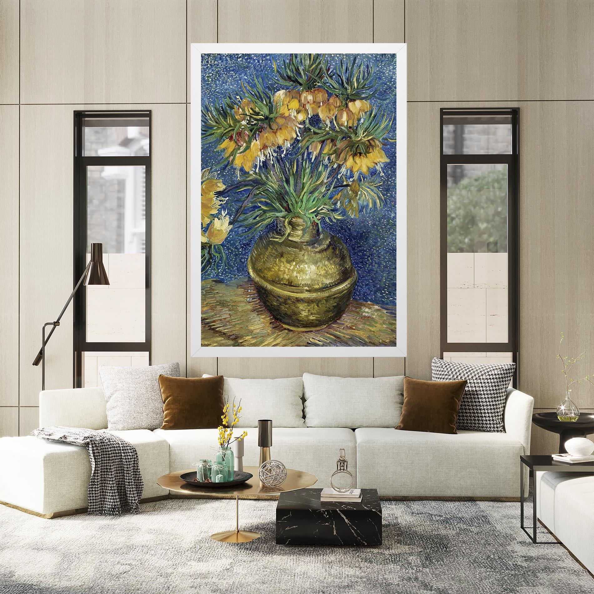 Tablou Canvas Imperial Fritillaries Art mockup 2