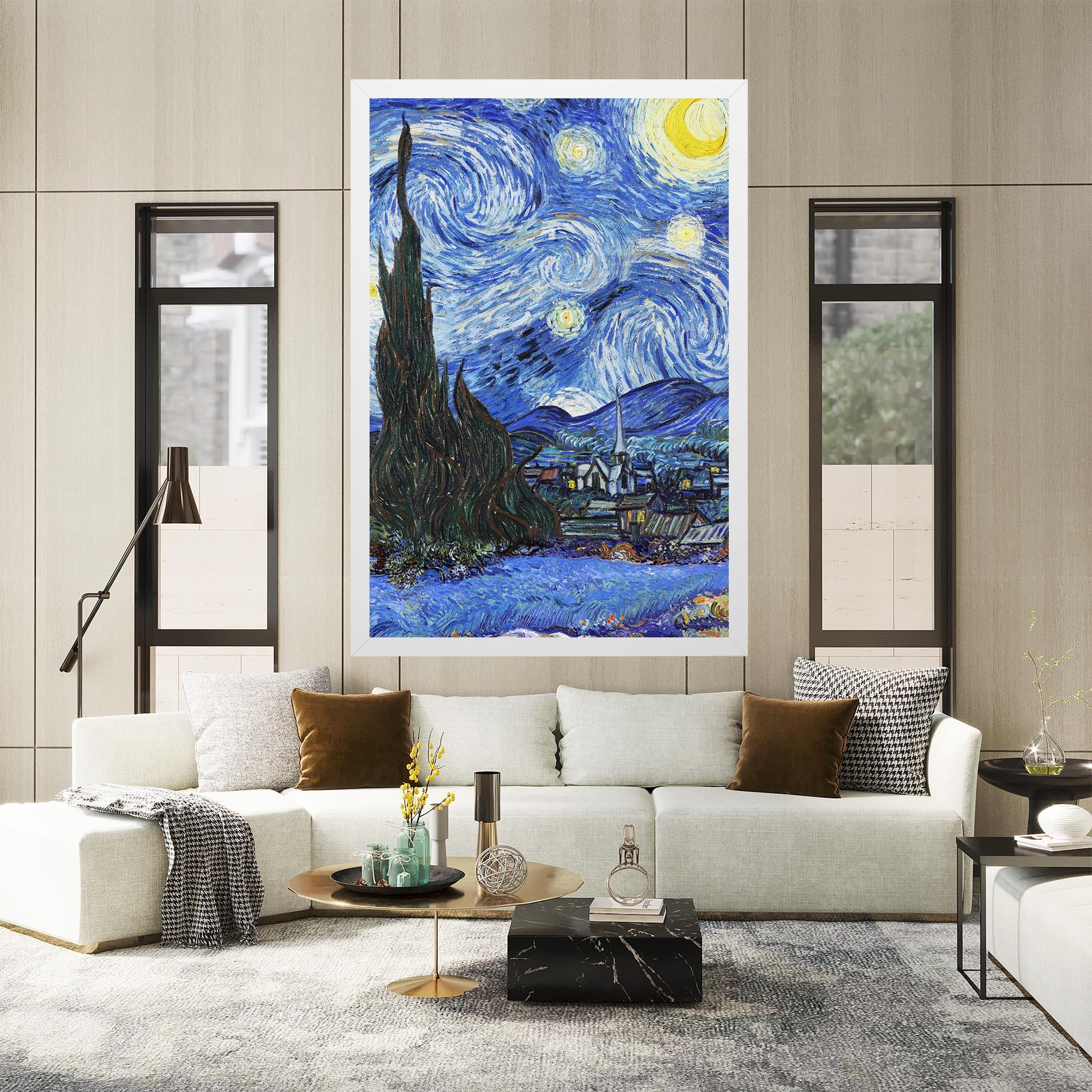 Tablou Canvas Starry Night Art mockup 2