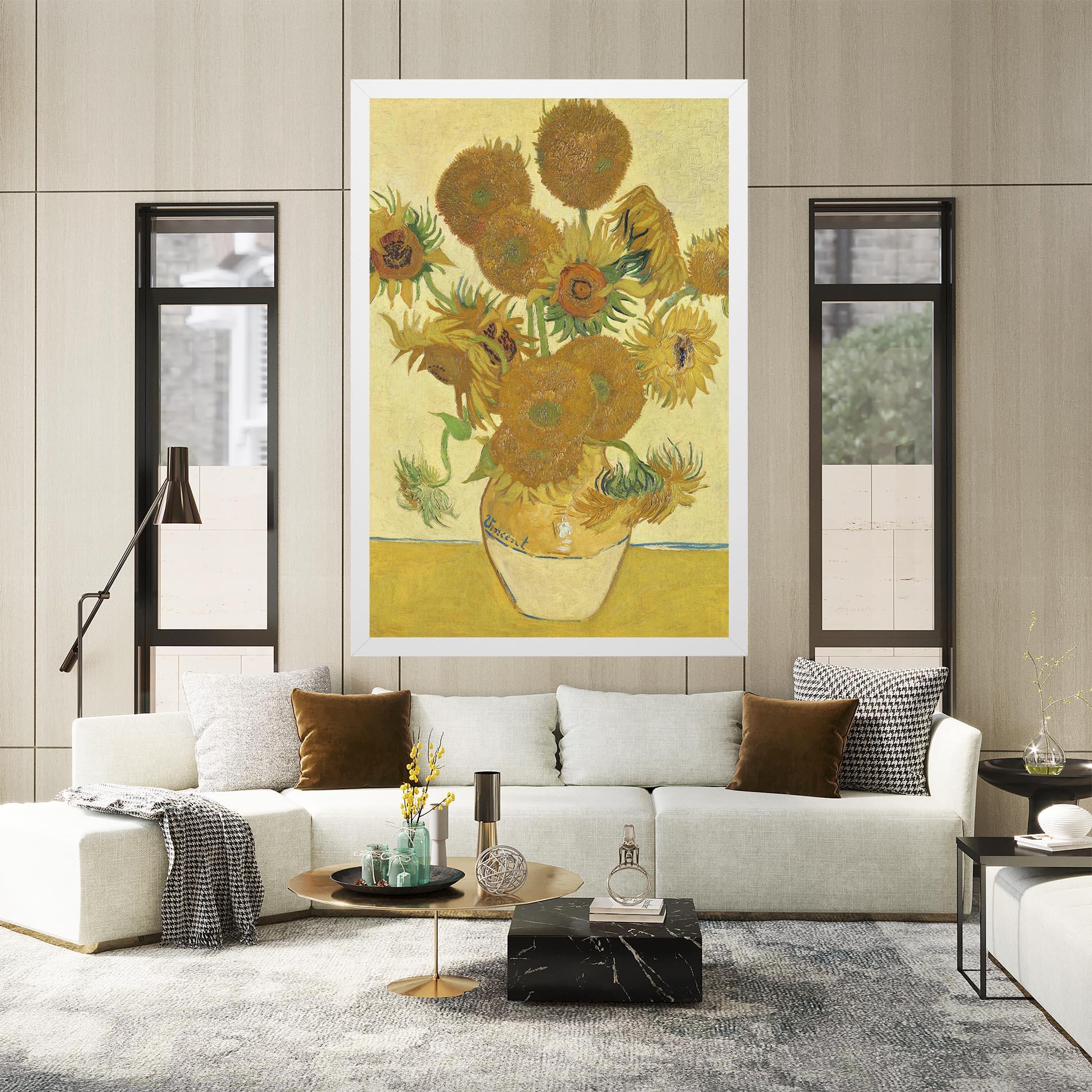 Tablou Canvas Sunflowers Vase Art mockup 2