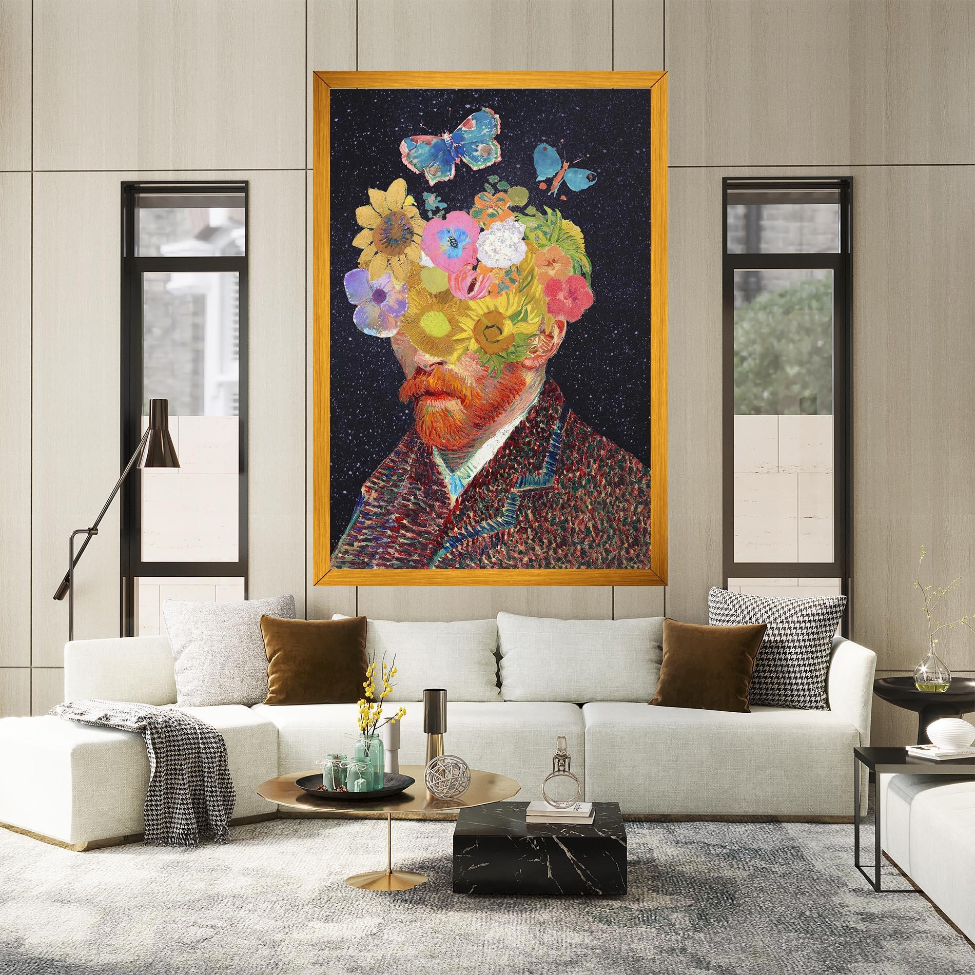 Tablou Canvas Flower Self Portrait mockup 2