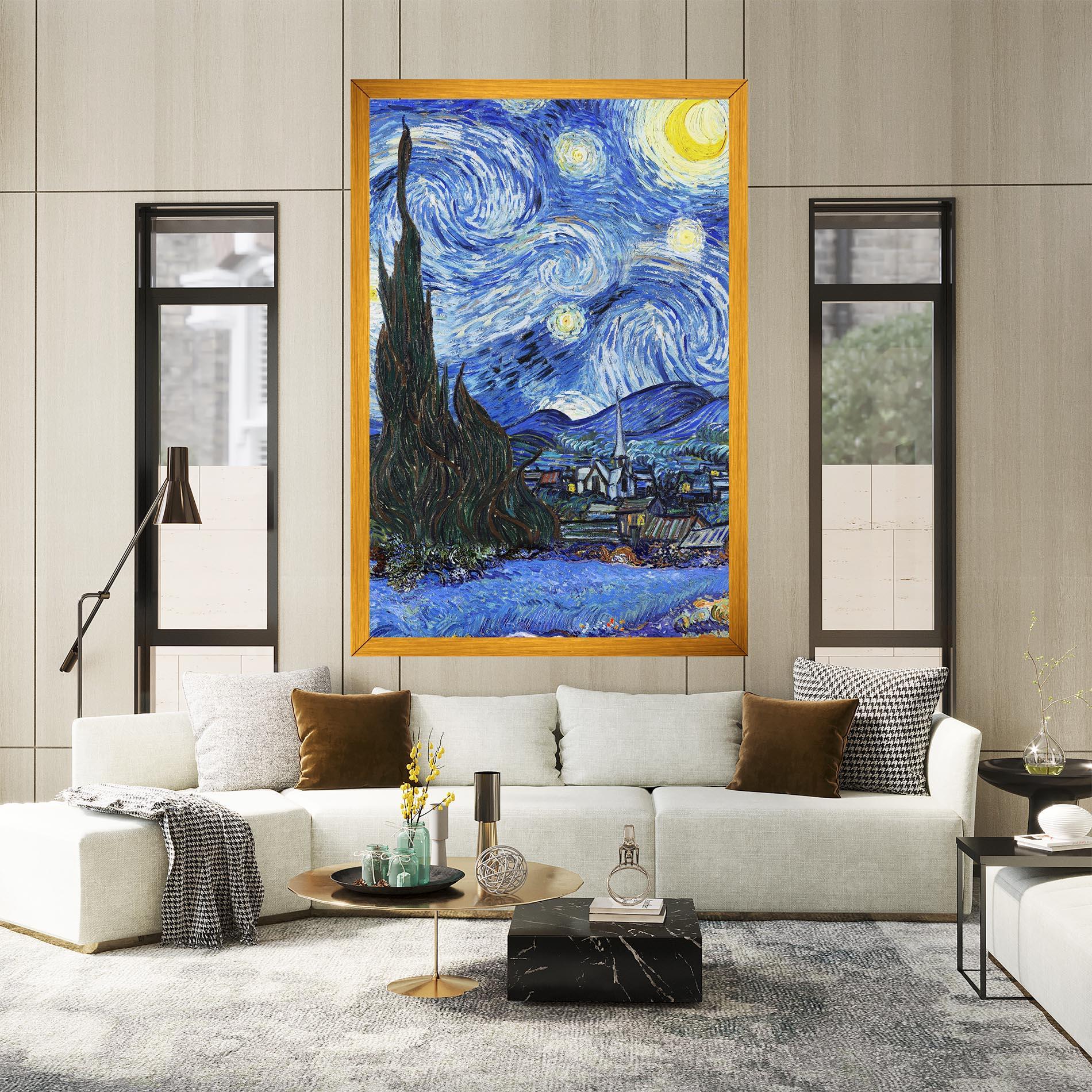 Tablou Canvas Starry Night Art mockup 2