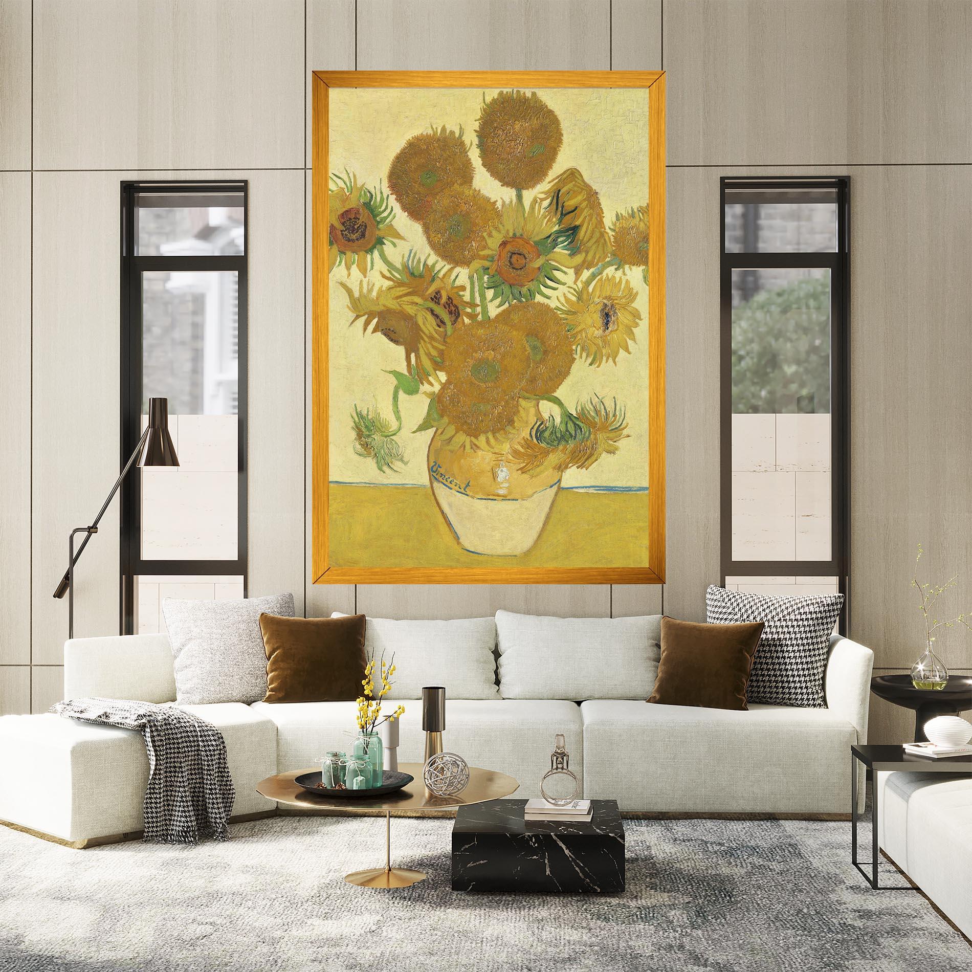 Tablou Canvas Sunflowers Vase Art mockup 2