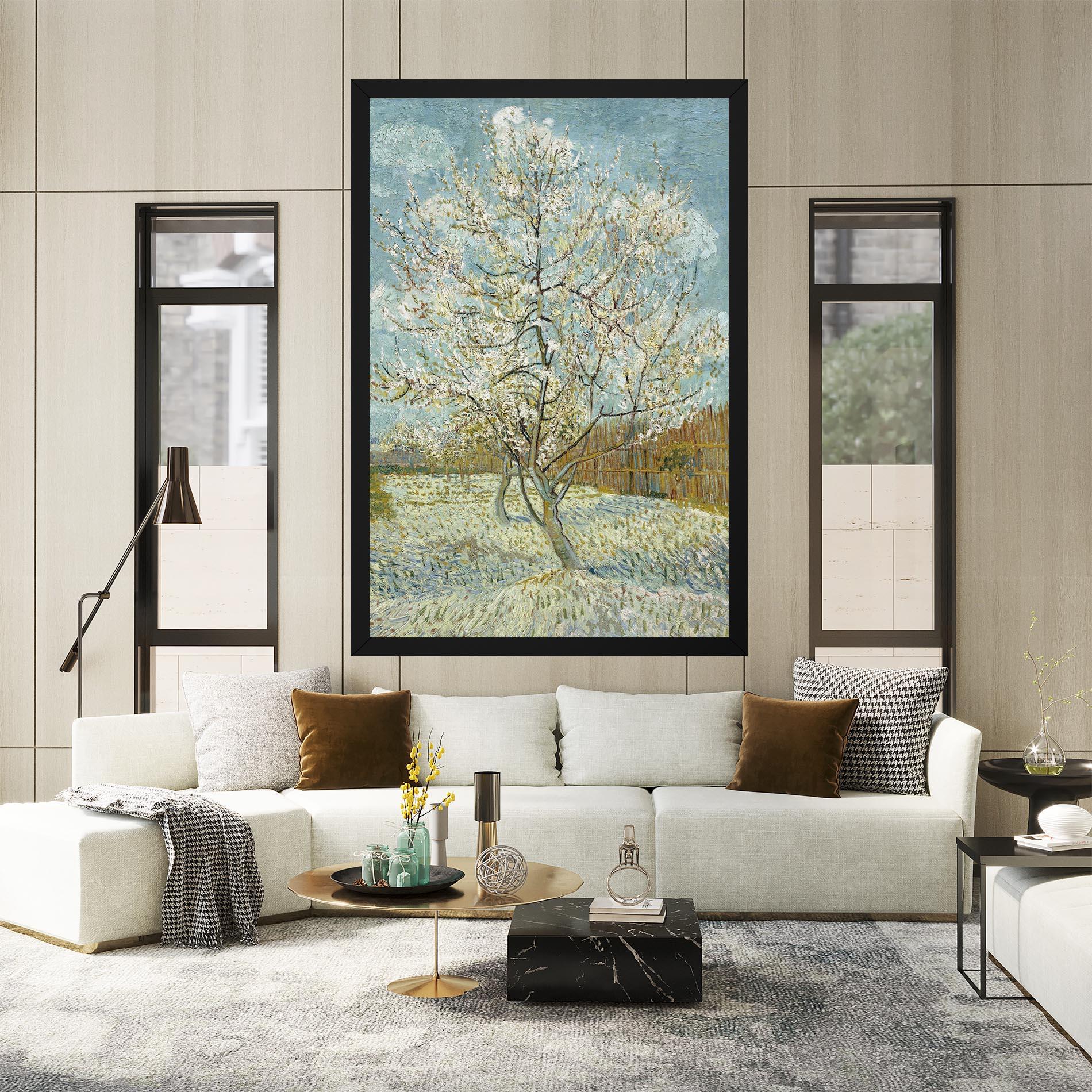 Tablou Canvas De Roze Perzikboom mockup 2