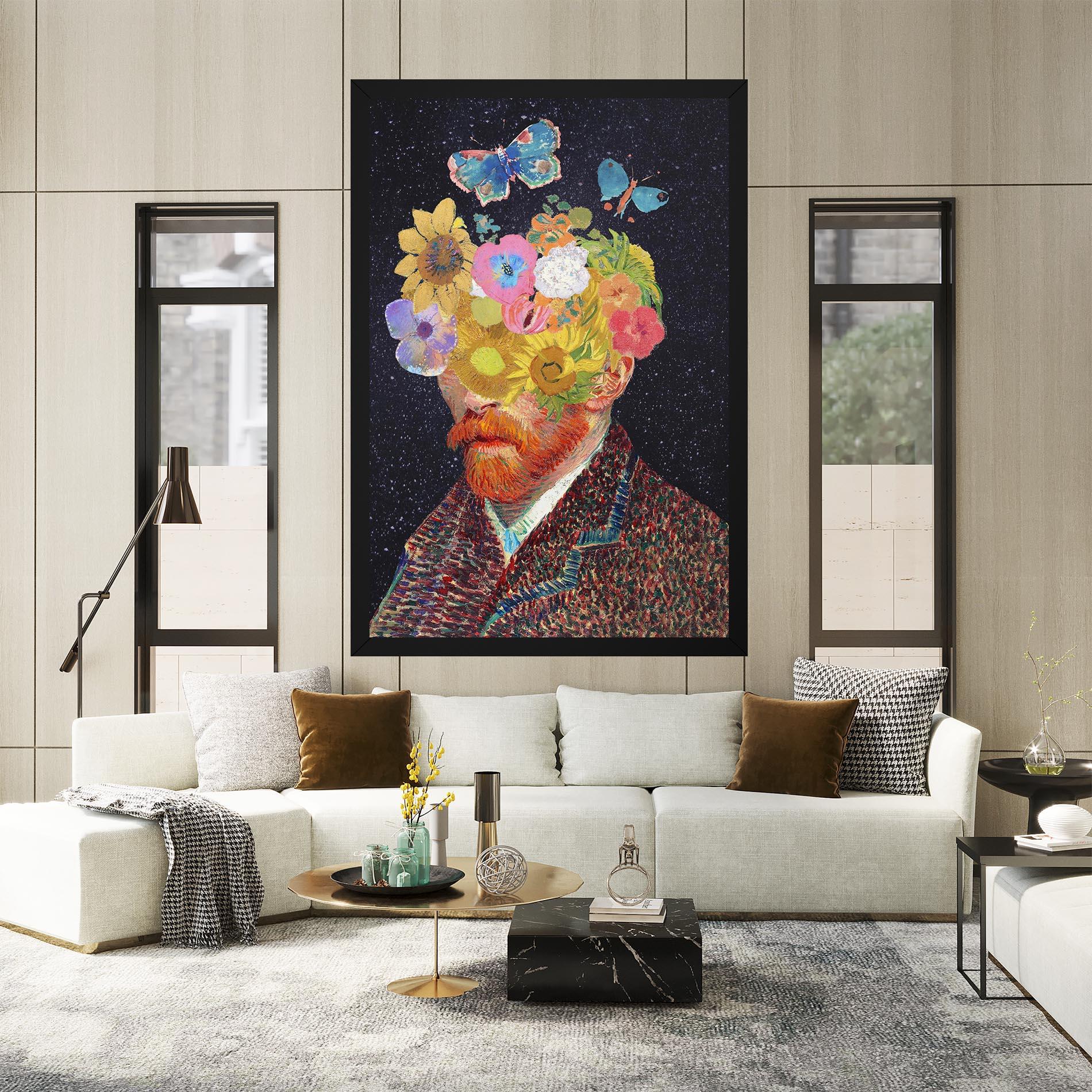 Tablou Canvas Flower Self Portrait mockup 2