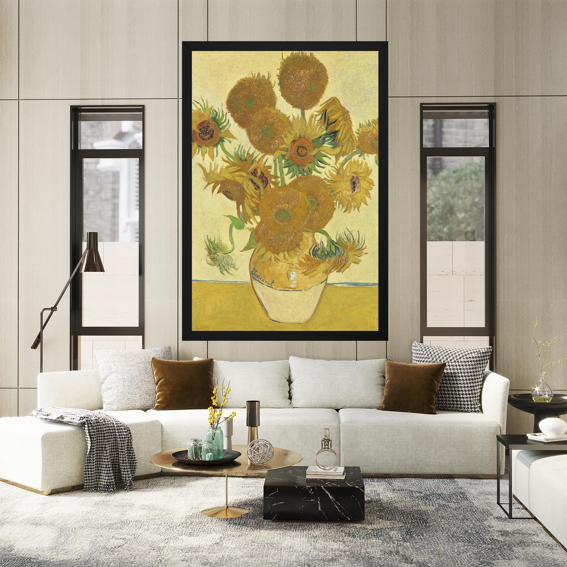 Tablou Canvas Sunflowers Vase Art mockup 2