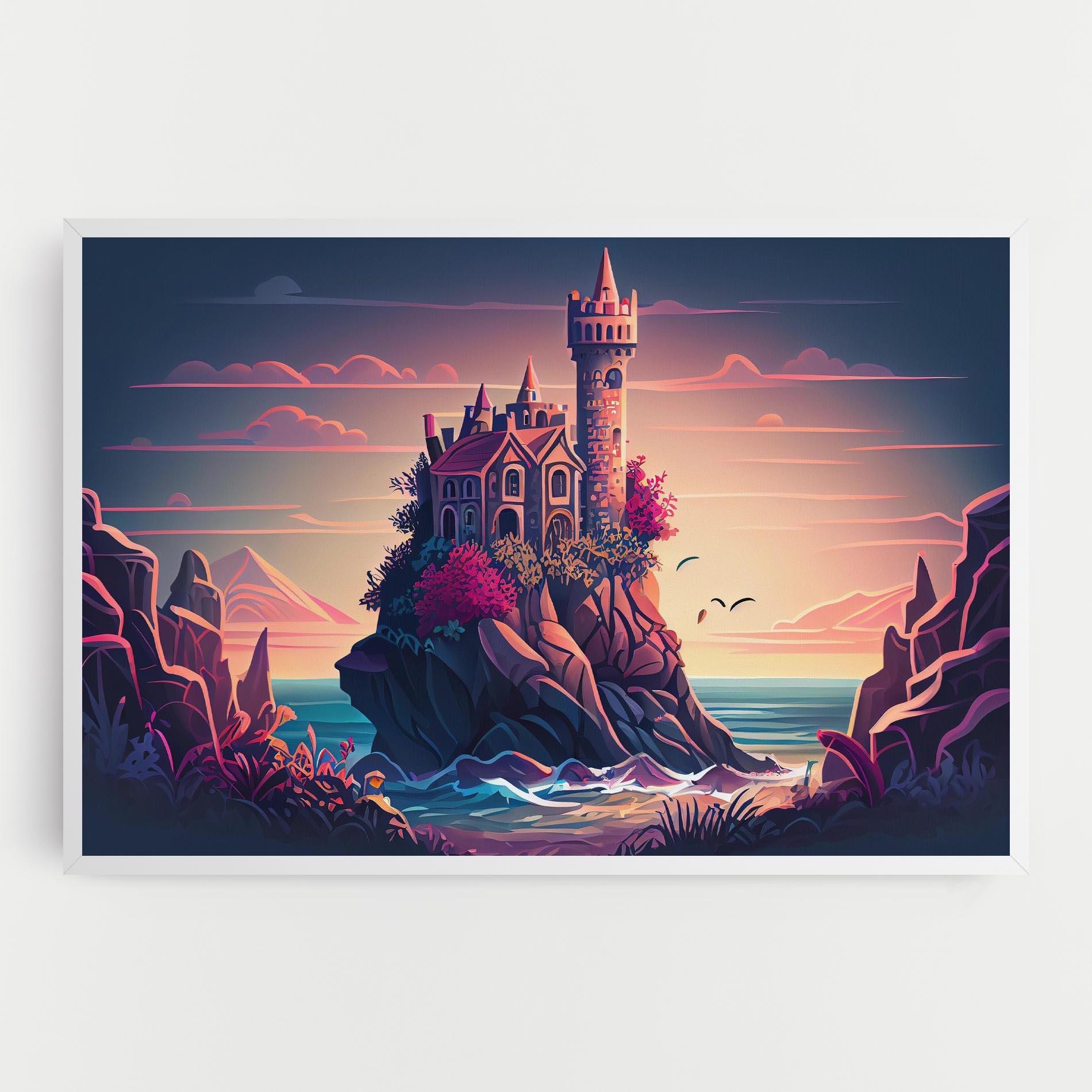 Tablou Canvas Cliff Castle mockup 0