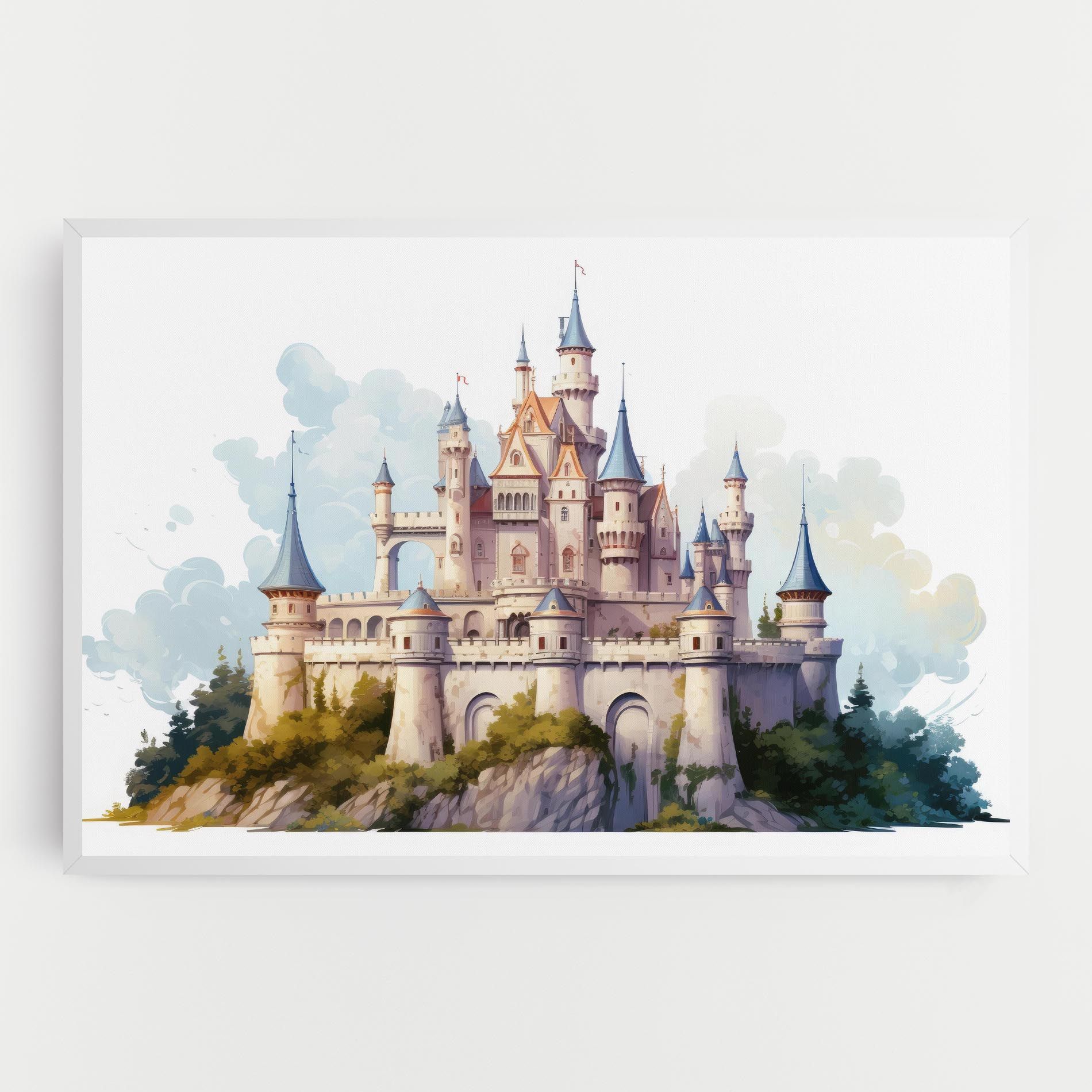Illustration Castle mockup 0