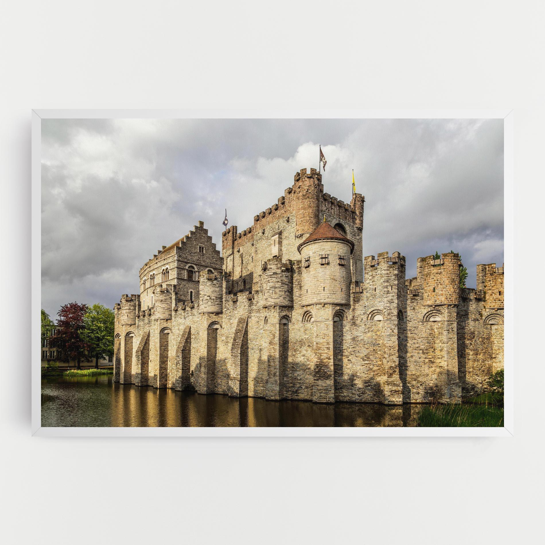 Tablou Canvas Medieval Castle Belgium mockup 0