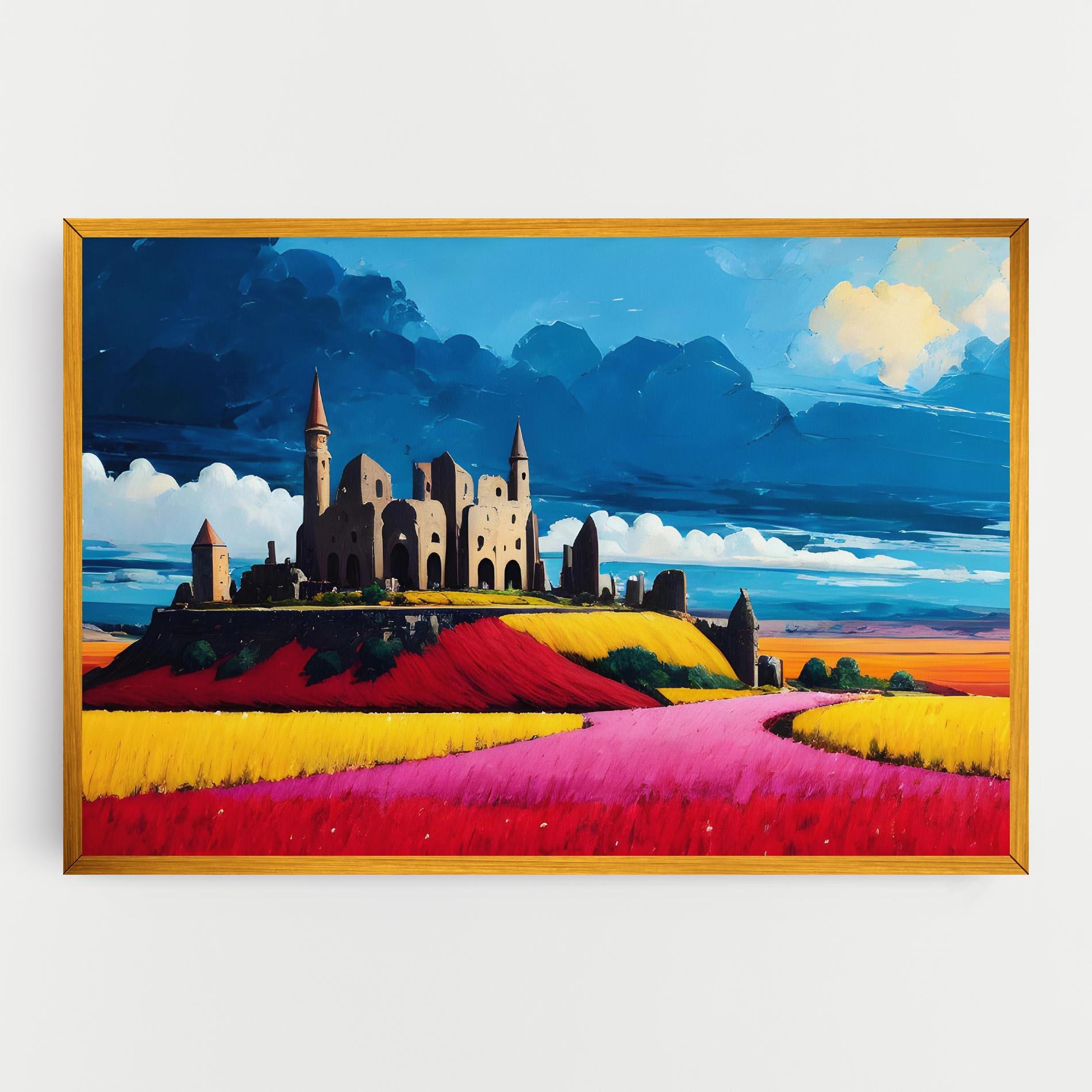 Tablou Canvas Antique Building Art mockup 0