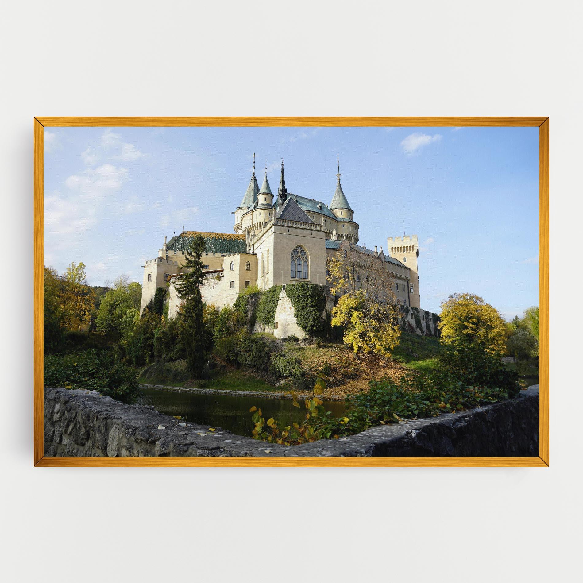 Tablou Canvas Bojnice Castle Slovakia mockup 0