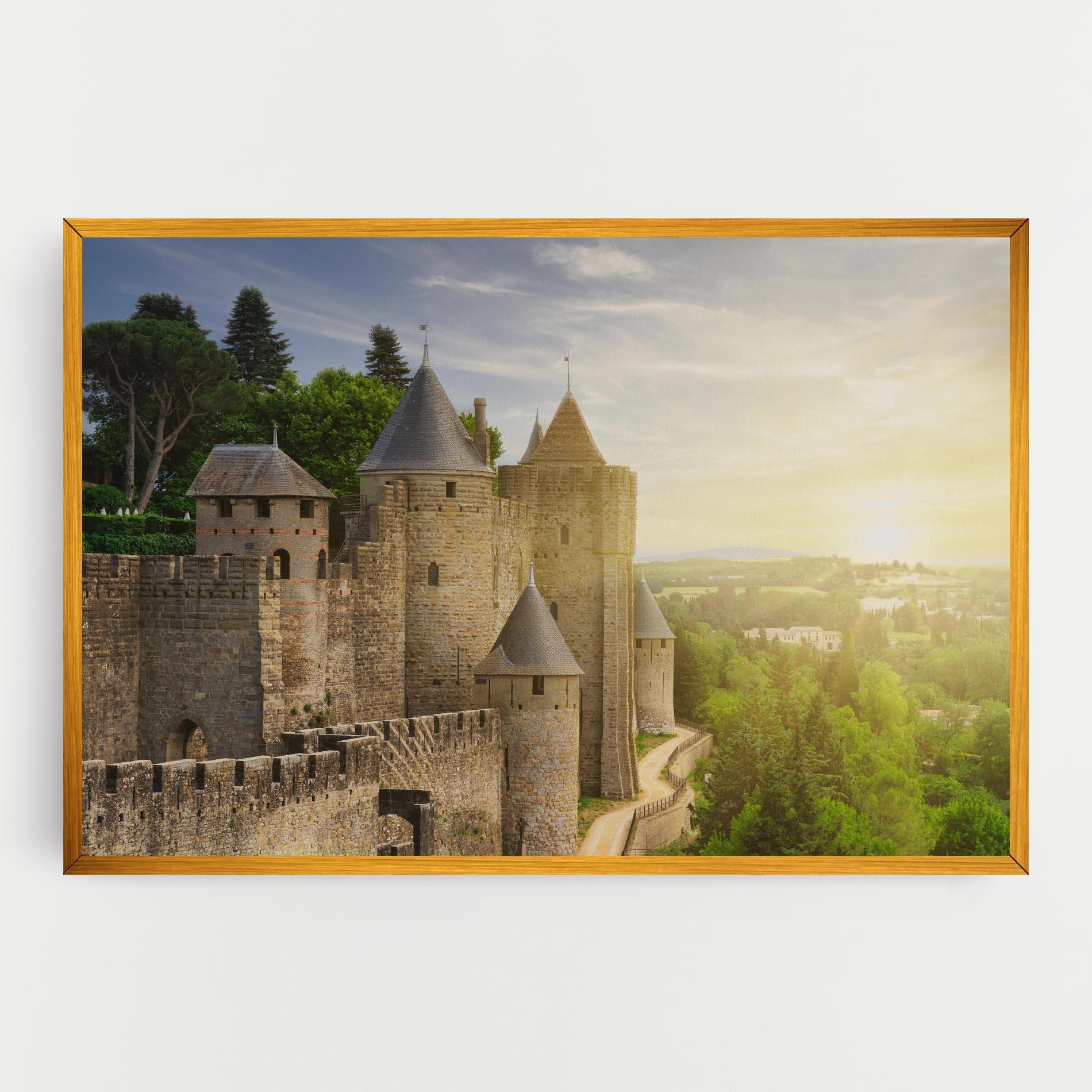 Tablou Canvas Carcassonne France mockup 0