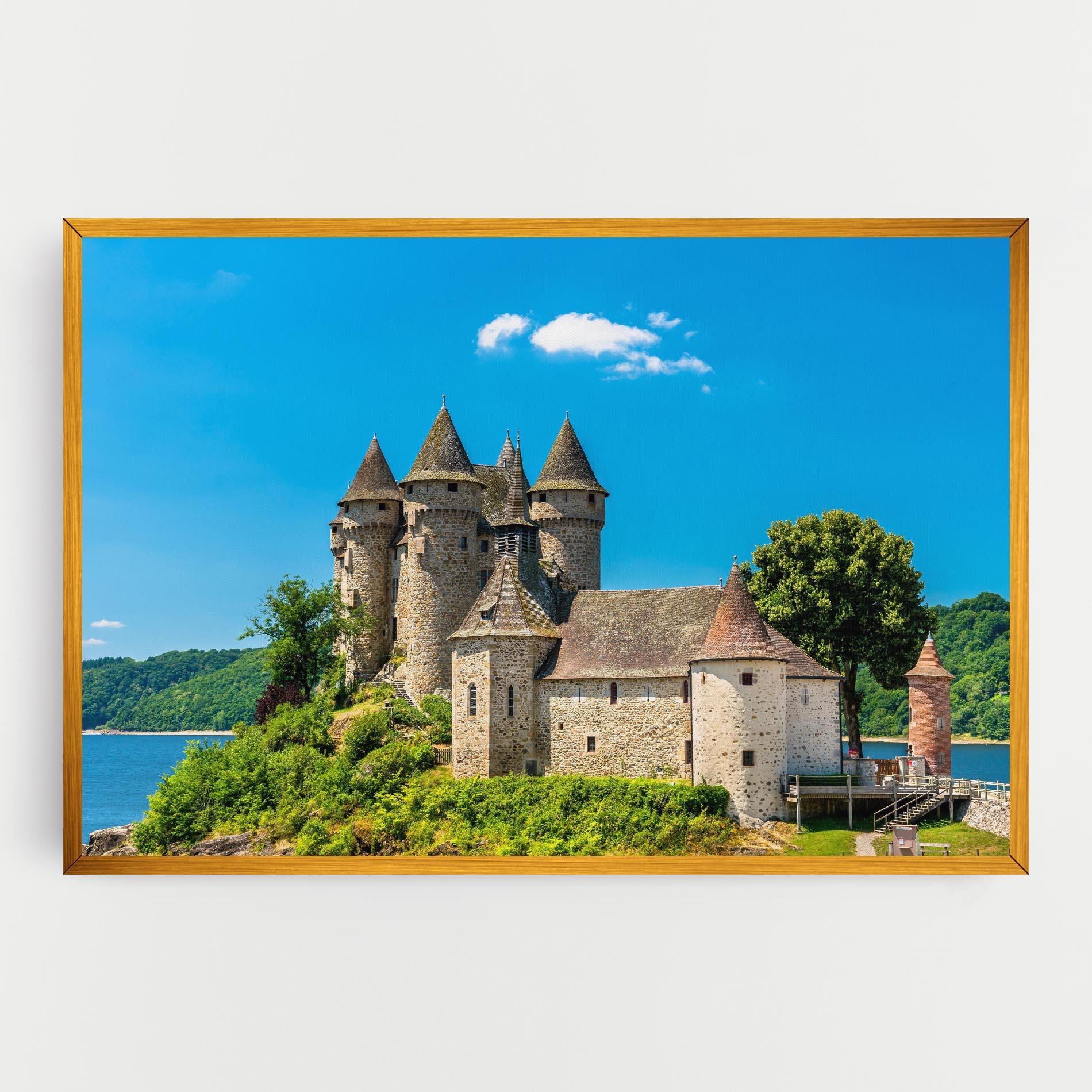 Tablou Canvas Medieval Castle France mockup 0