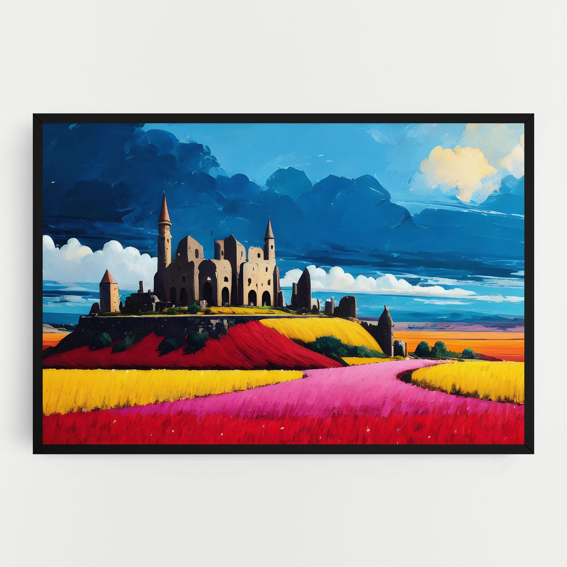 Tablou Canvas Antique Building Art mockup 0