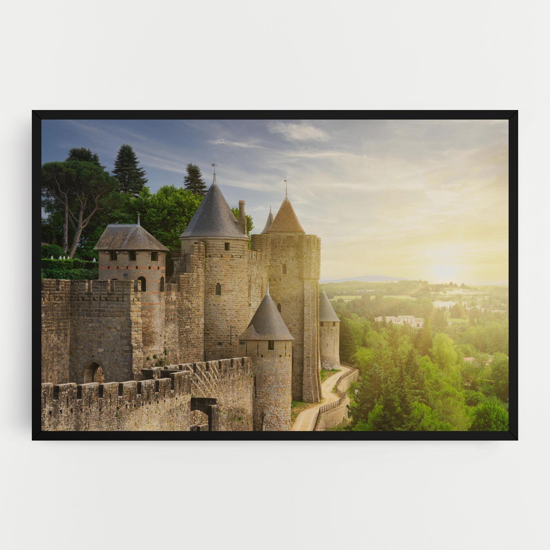Tablou Canvas Carcassonne France mockup 0