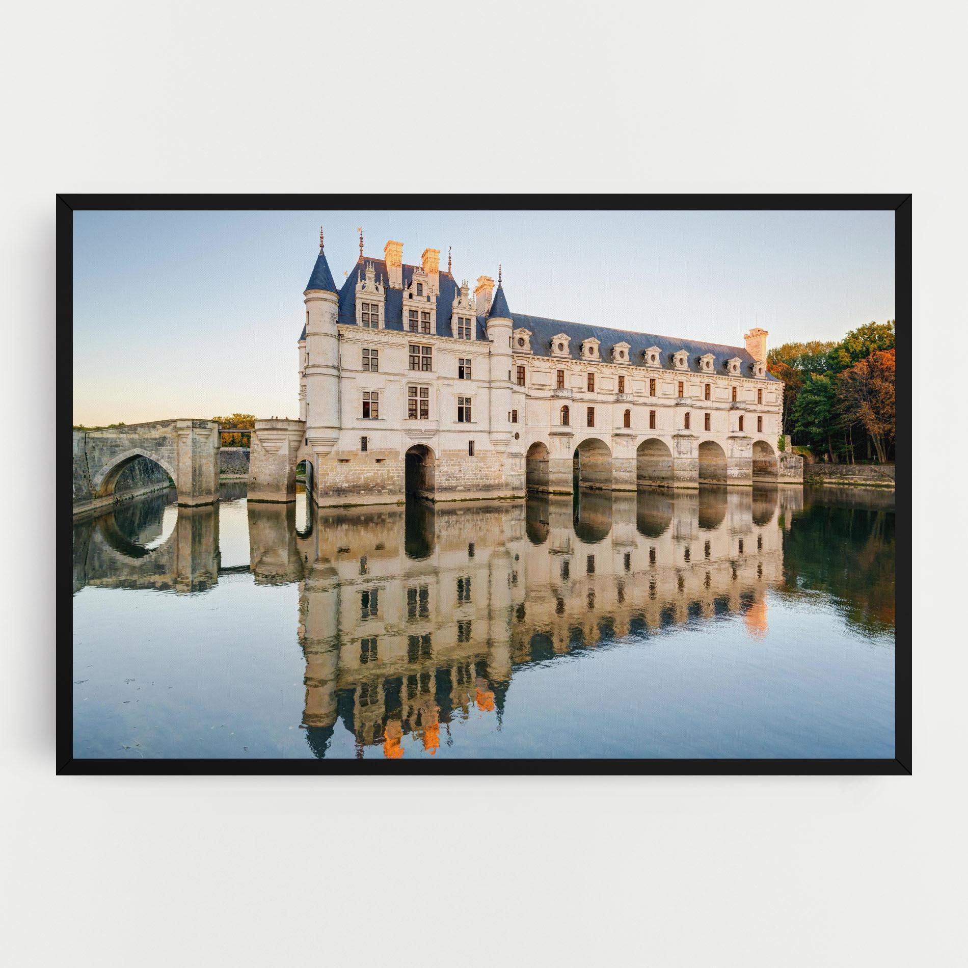 Tablou Canvas Chateau Chenonceau Castle mockup 0