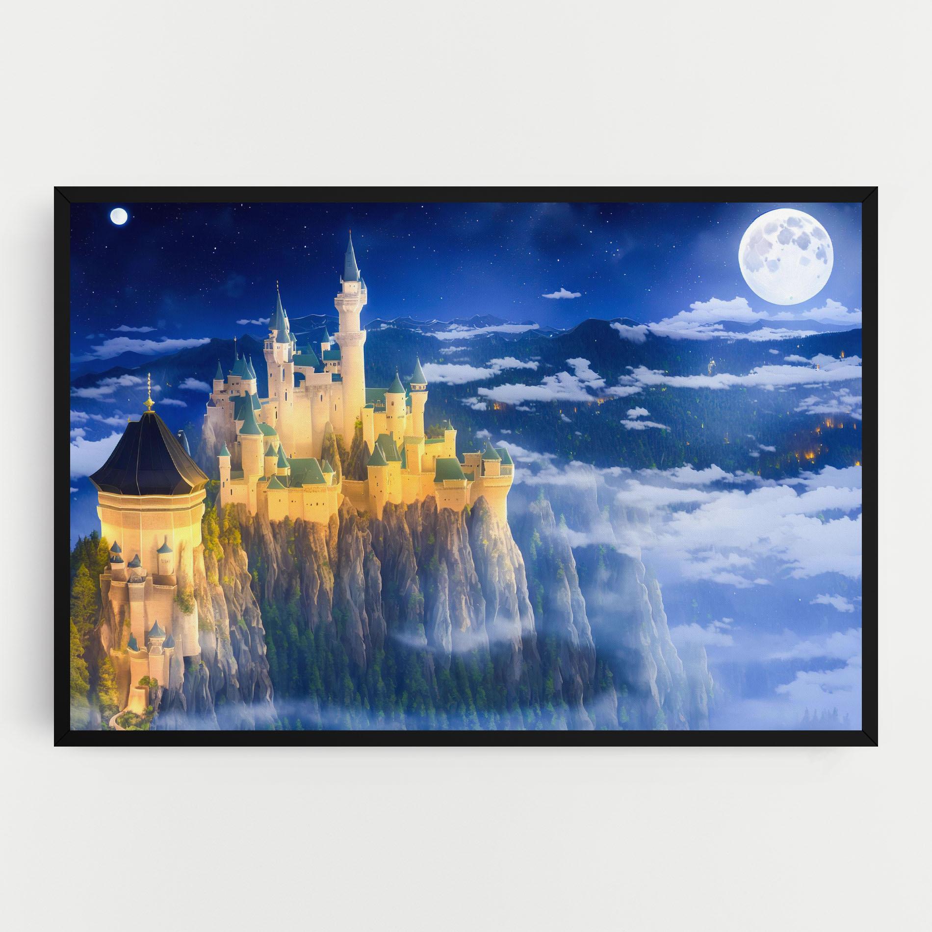 Tablou Canvas Fairytale Castle mockup 0
