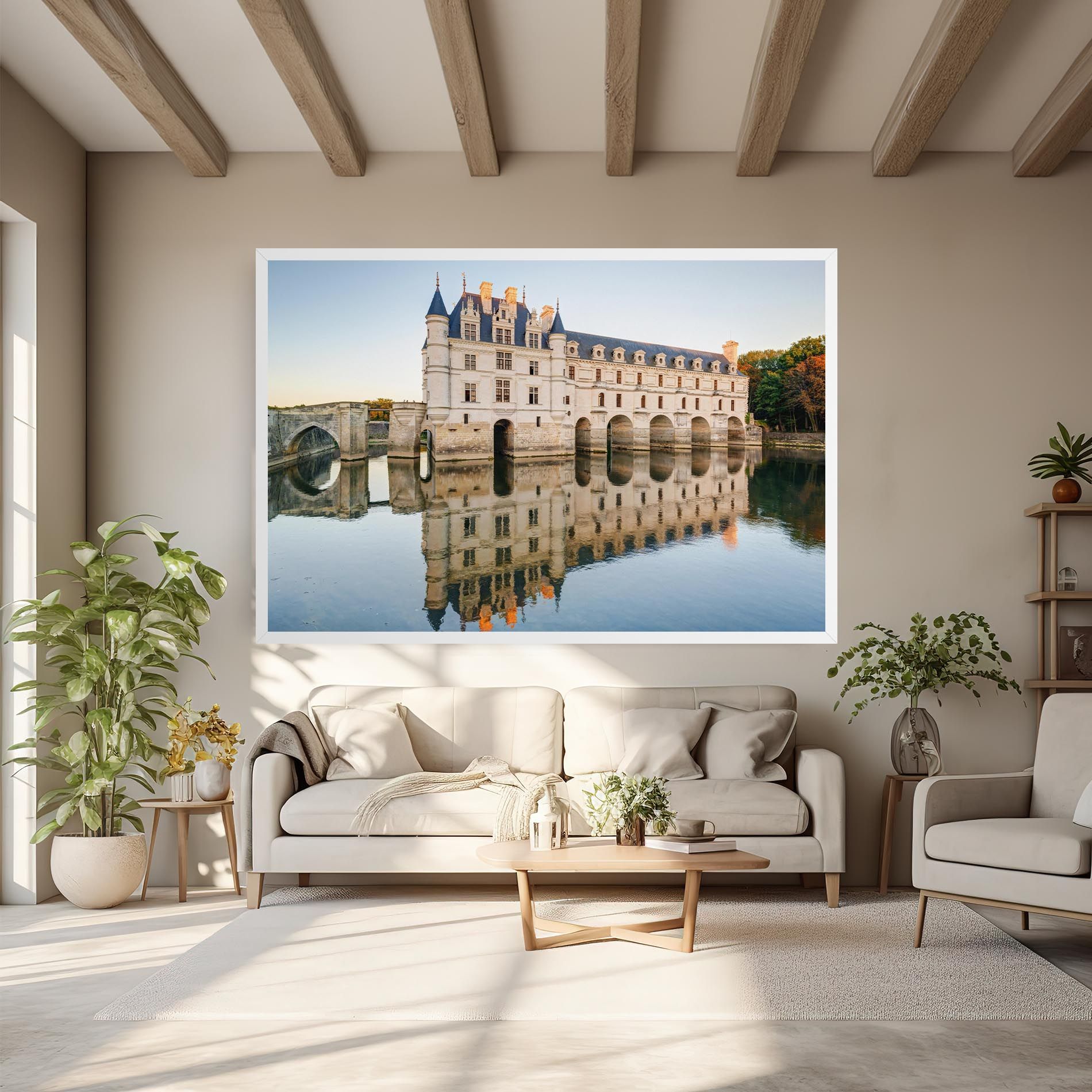 Chateau Chenonceau Castle mockup 6
