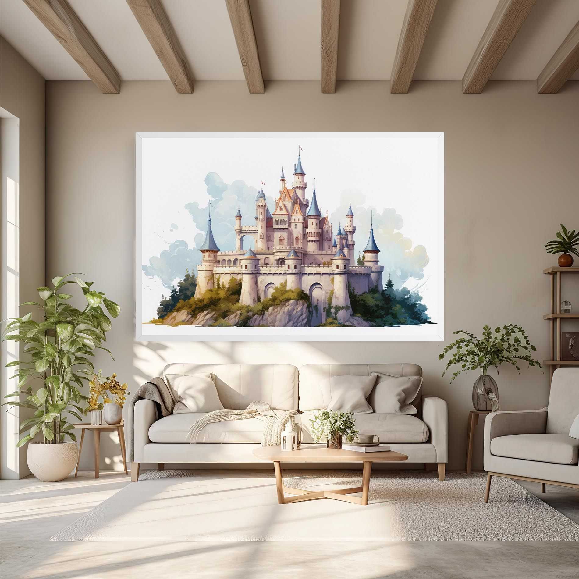 Illustration Castle mockup 6