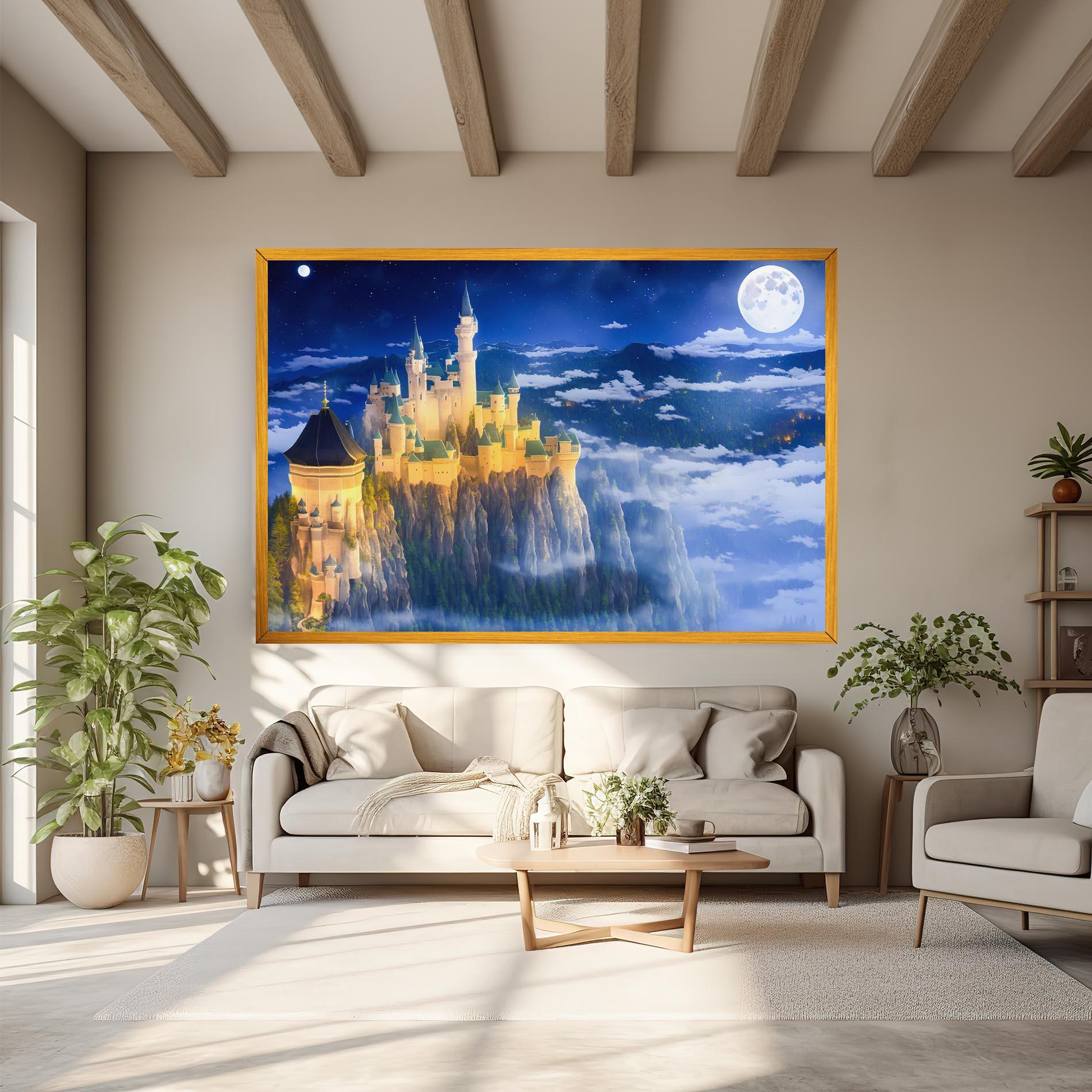 Tablou Canvas Fairytale Castle mockup 6