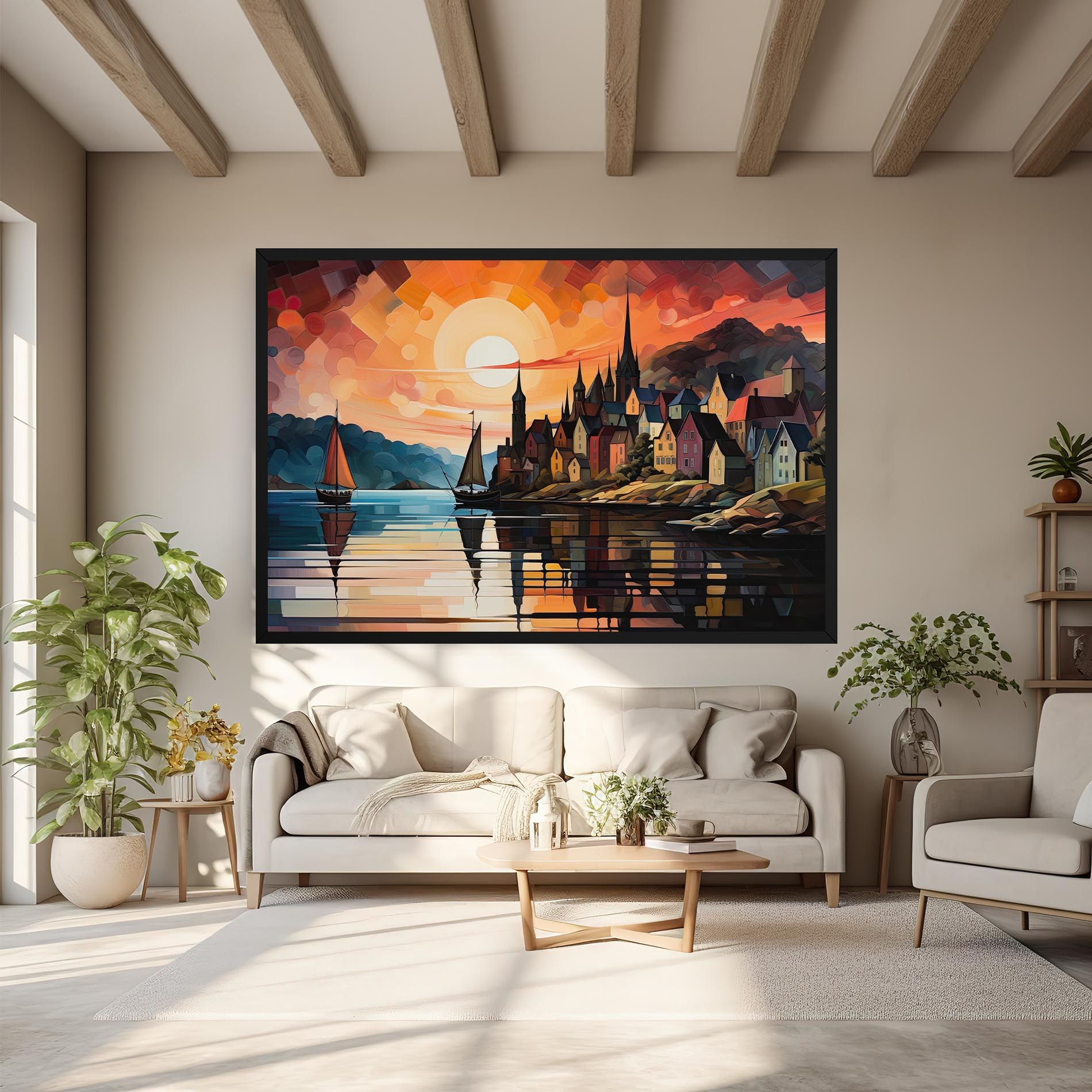 Castle Painting mockup 6