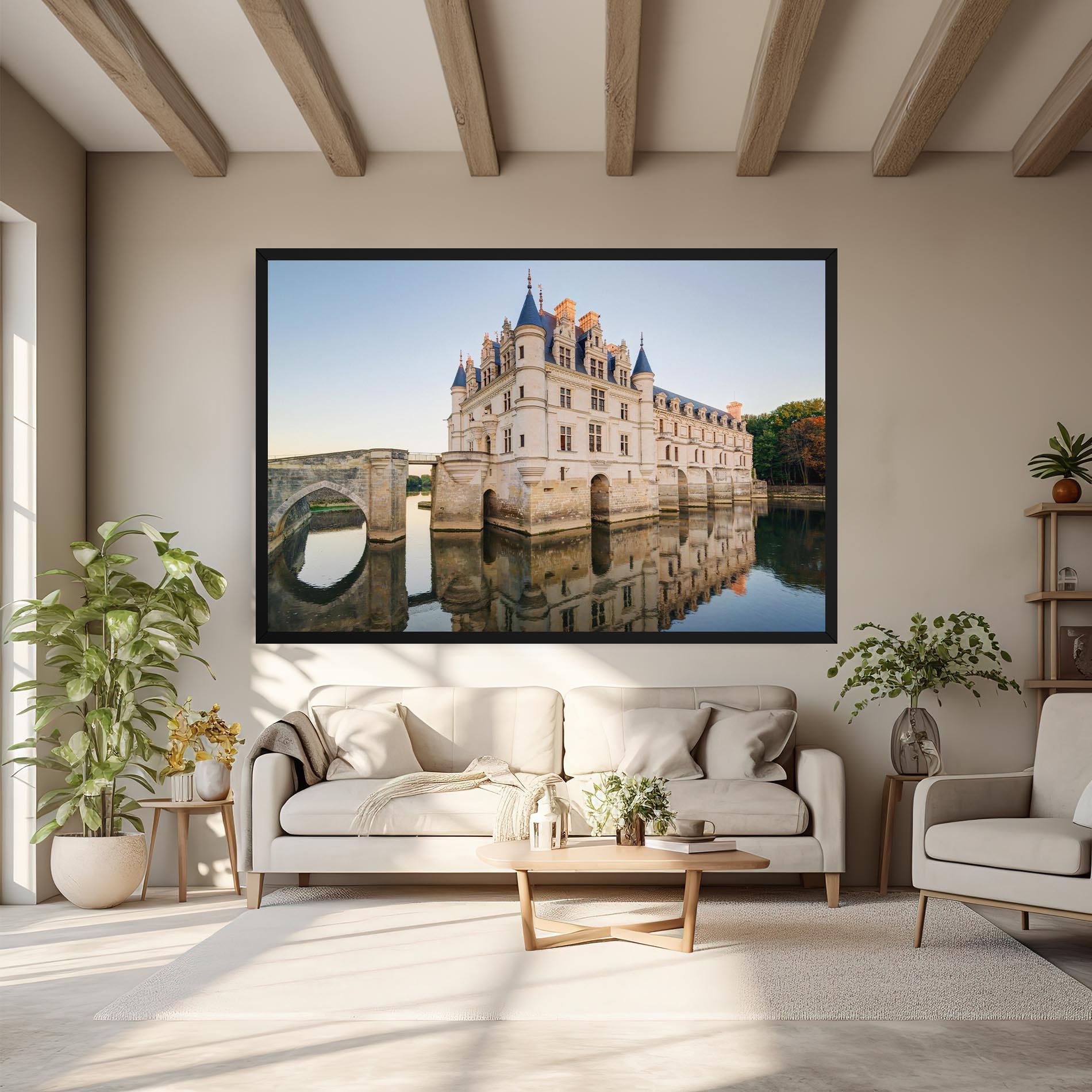 Tablou Canvas Chateau France mockup 6