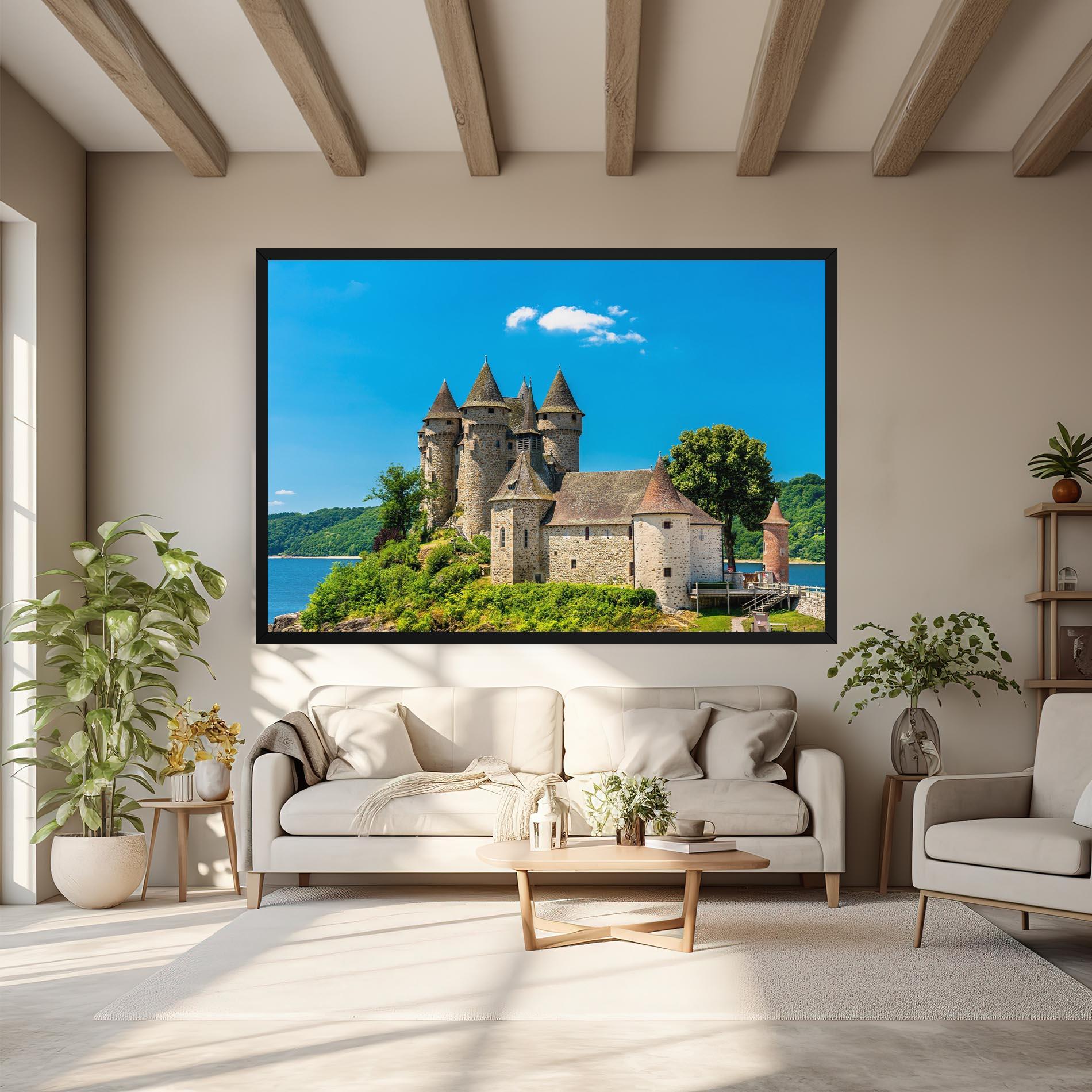 Tablou Canvas Medieval Castle France mockup 6