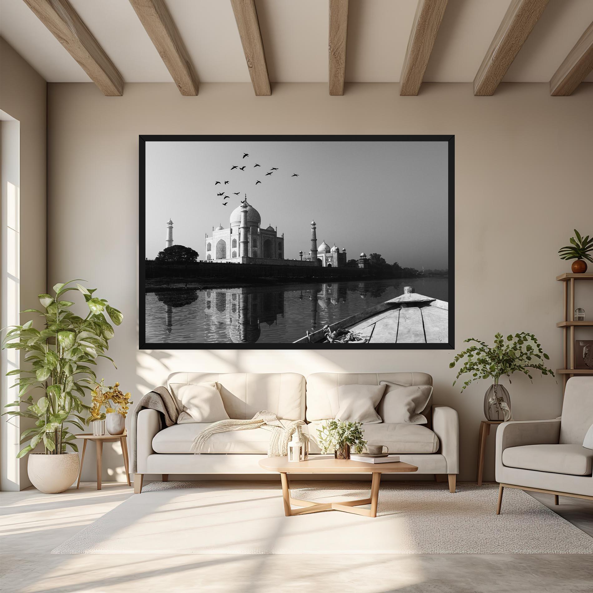 Tablou Canvas Taj Mahal Reflected mockup 6