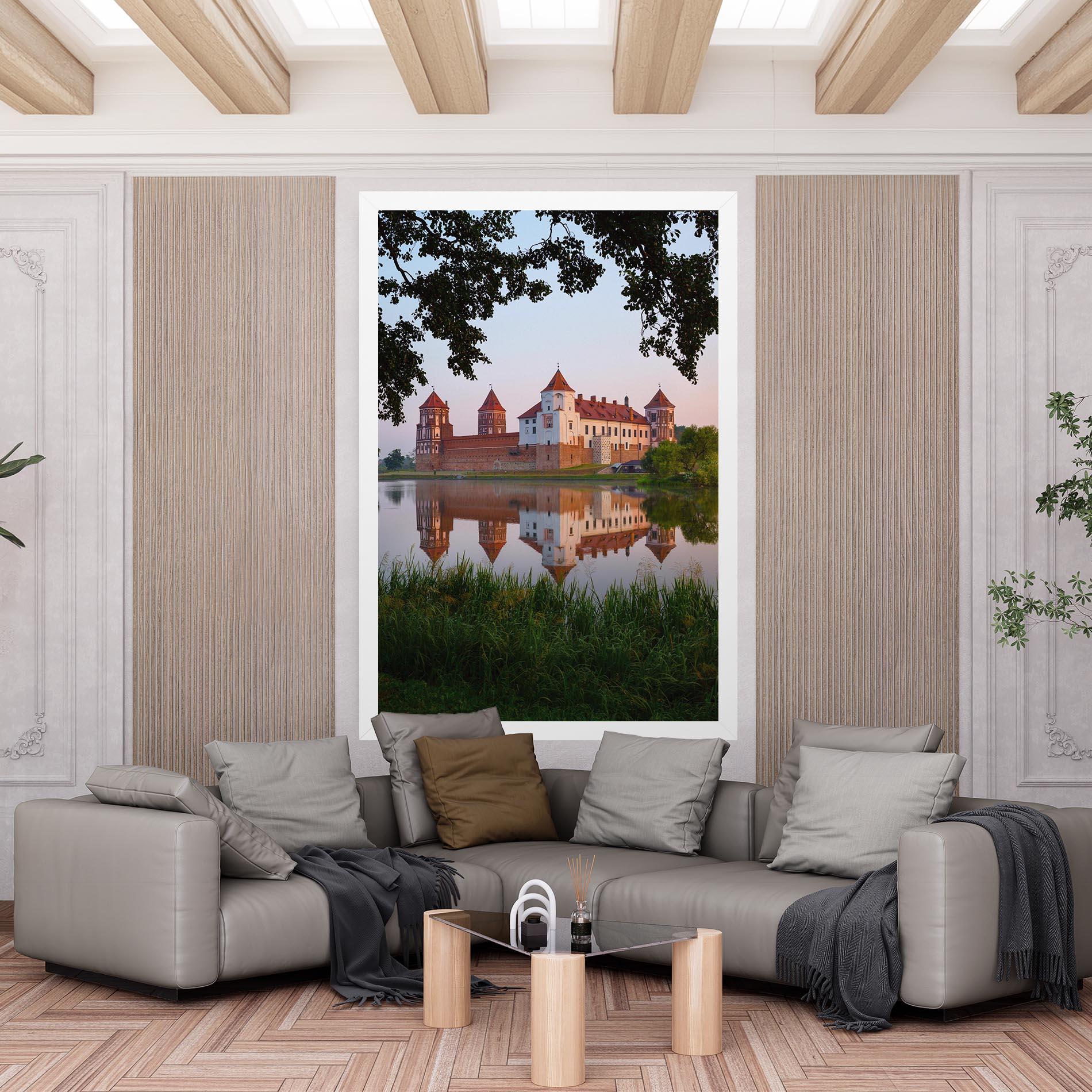Tablou Canvas Ancient Castle Morning mockup 6