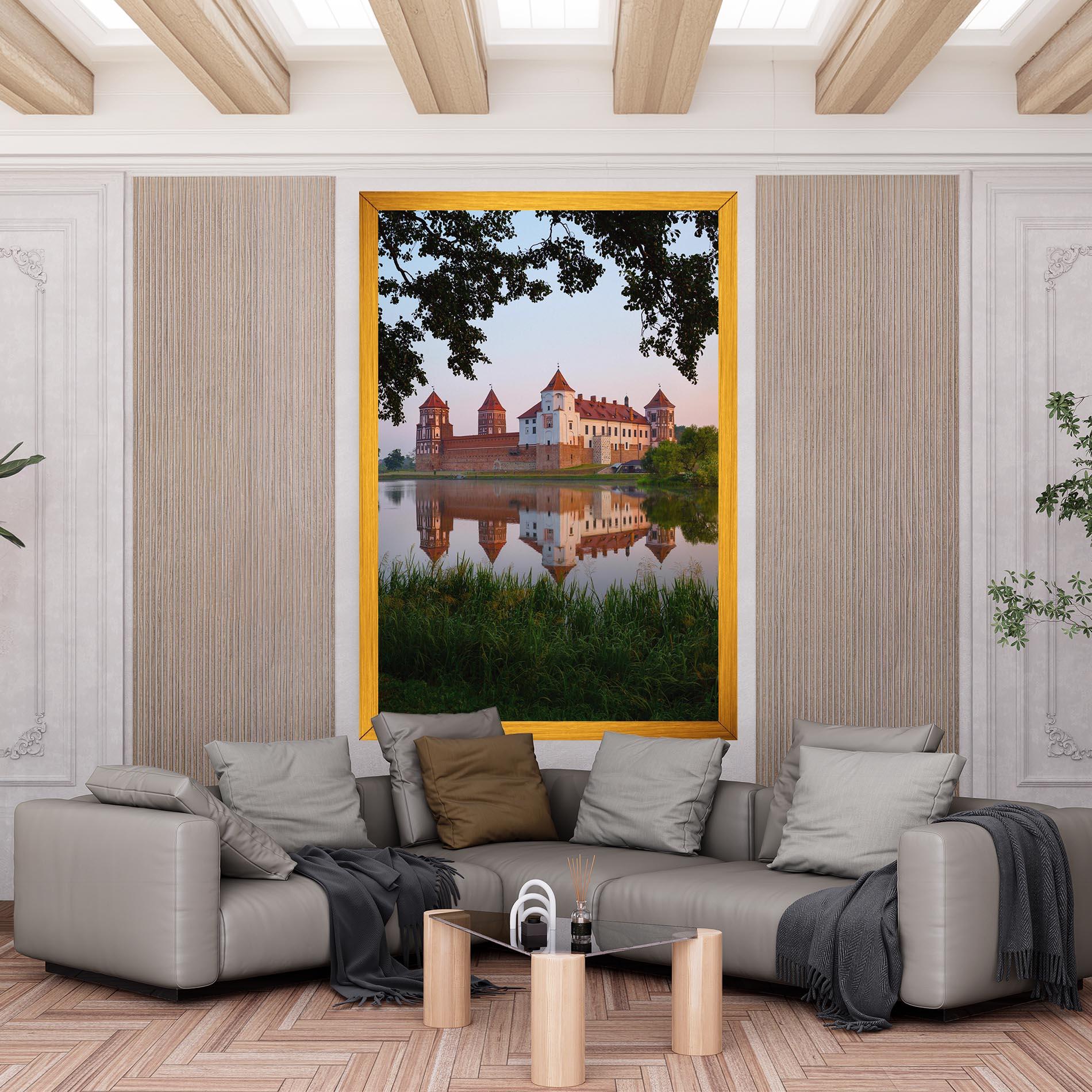 Tablou Canvas Ancient Castle Morning mockup 6