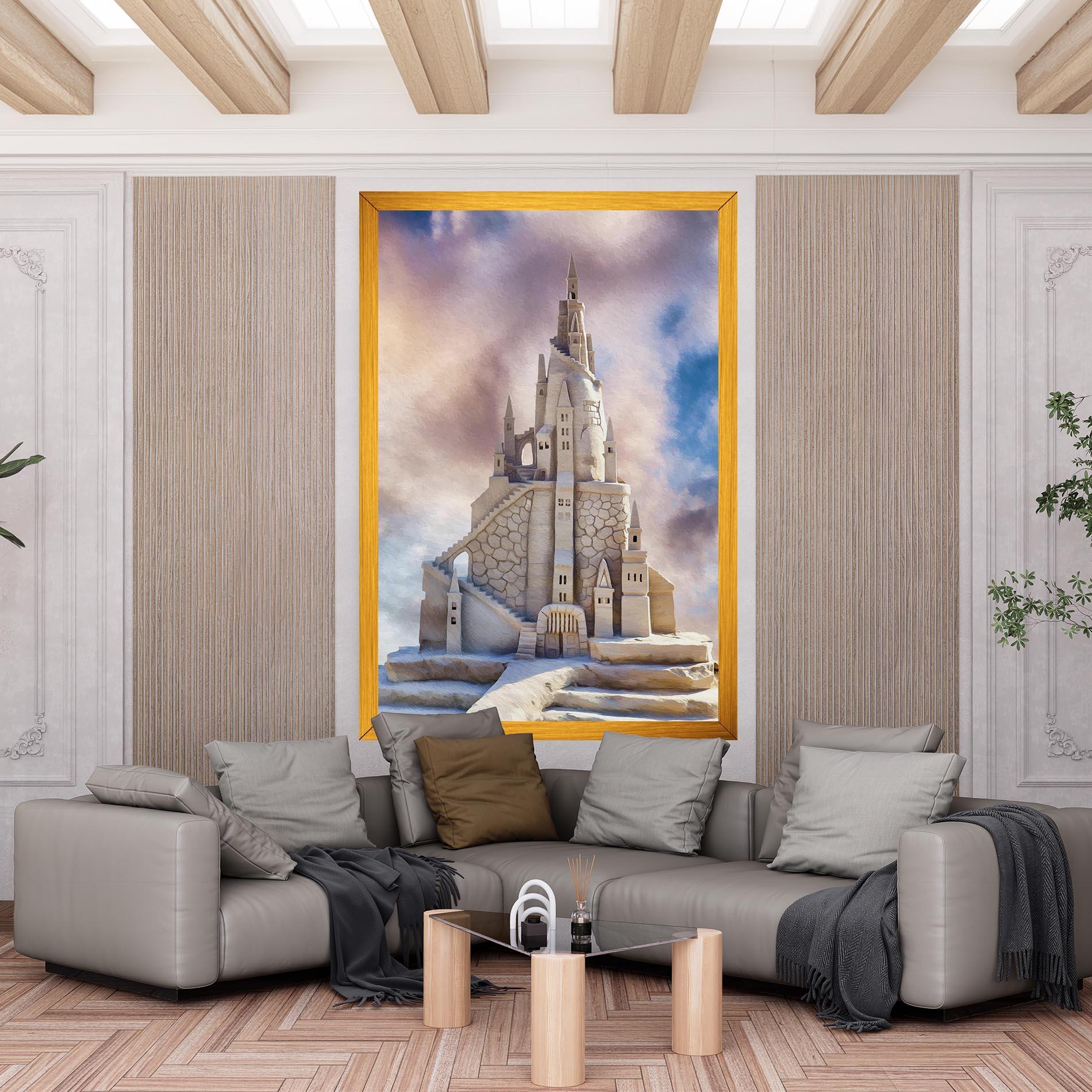 Tablou Canvas Cream Castle mockup 6