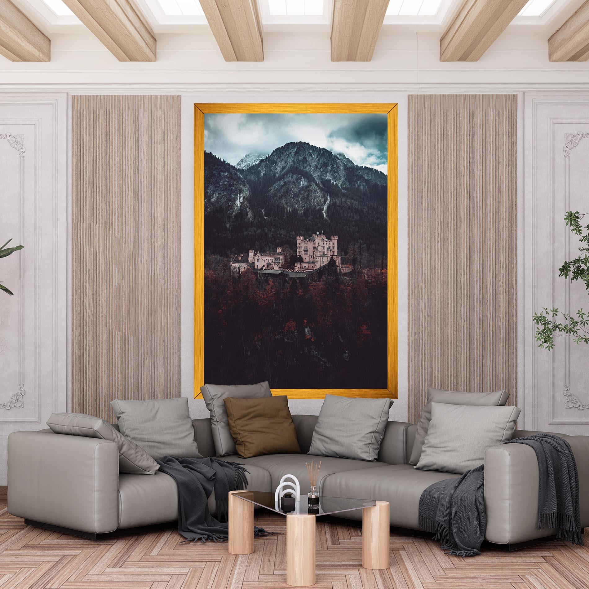 Tablou Canvas Forest Castle mockup 6