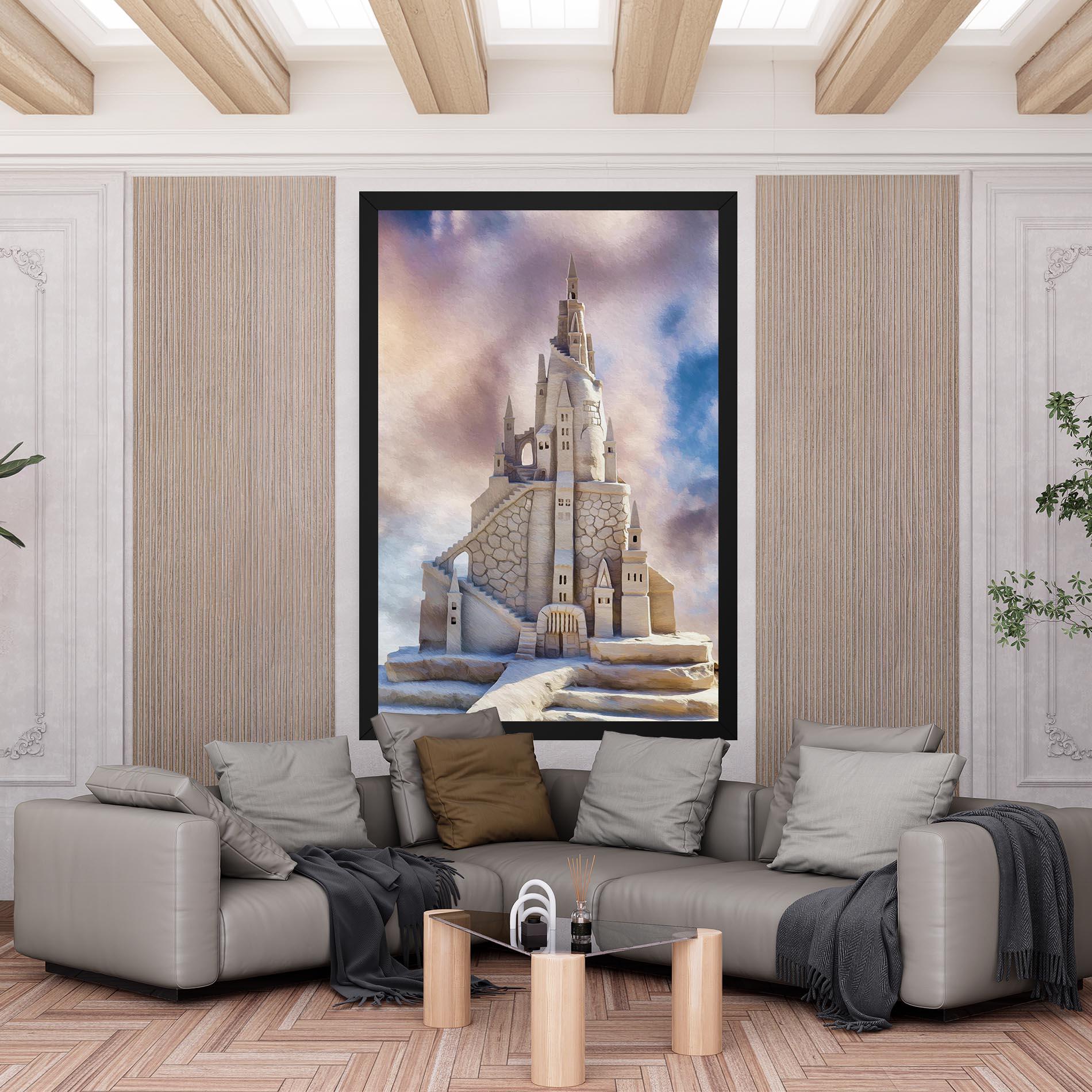 Tablou Canvas Cream Castle mockup 6