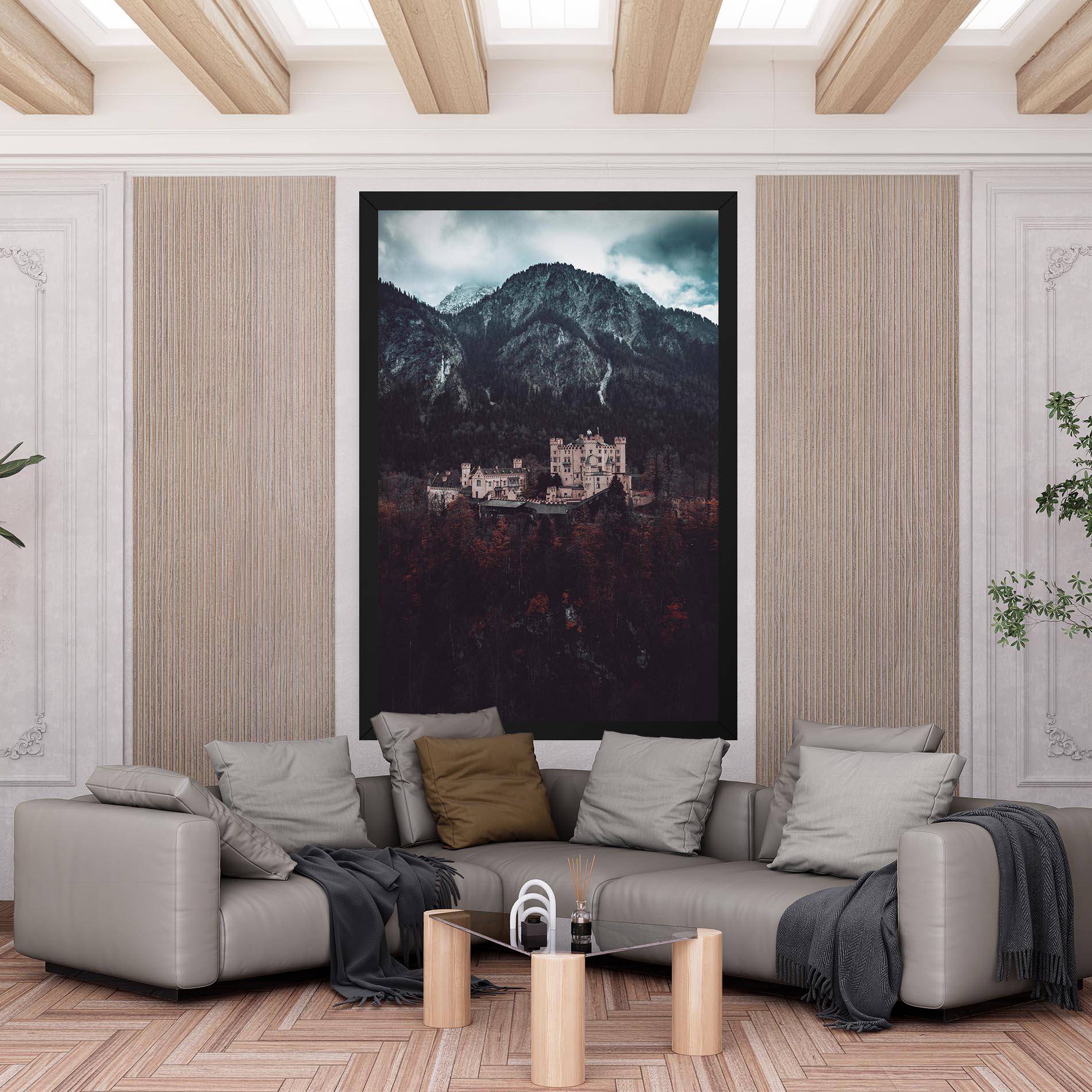 Tablou Canvas Forest Castle mockup 6