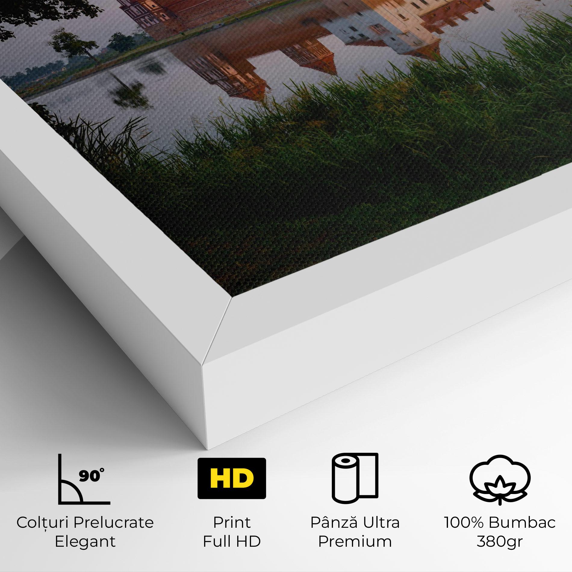 Tablou Canvas Ancient Castle Morning mockup 4