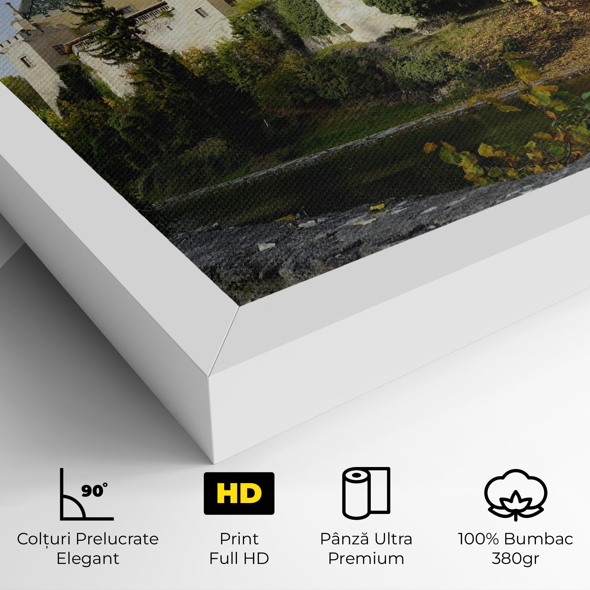 Tablou Canvas Bojnice Castle Slovakia mockup 4
