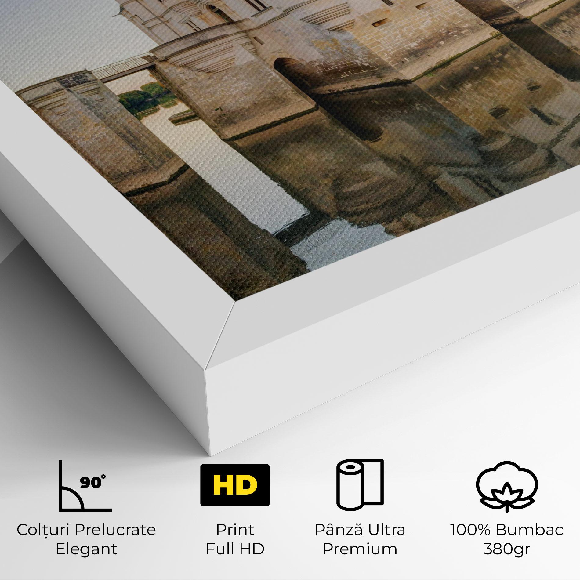 Tablou Canvas Chateau France mockup 4