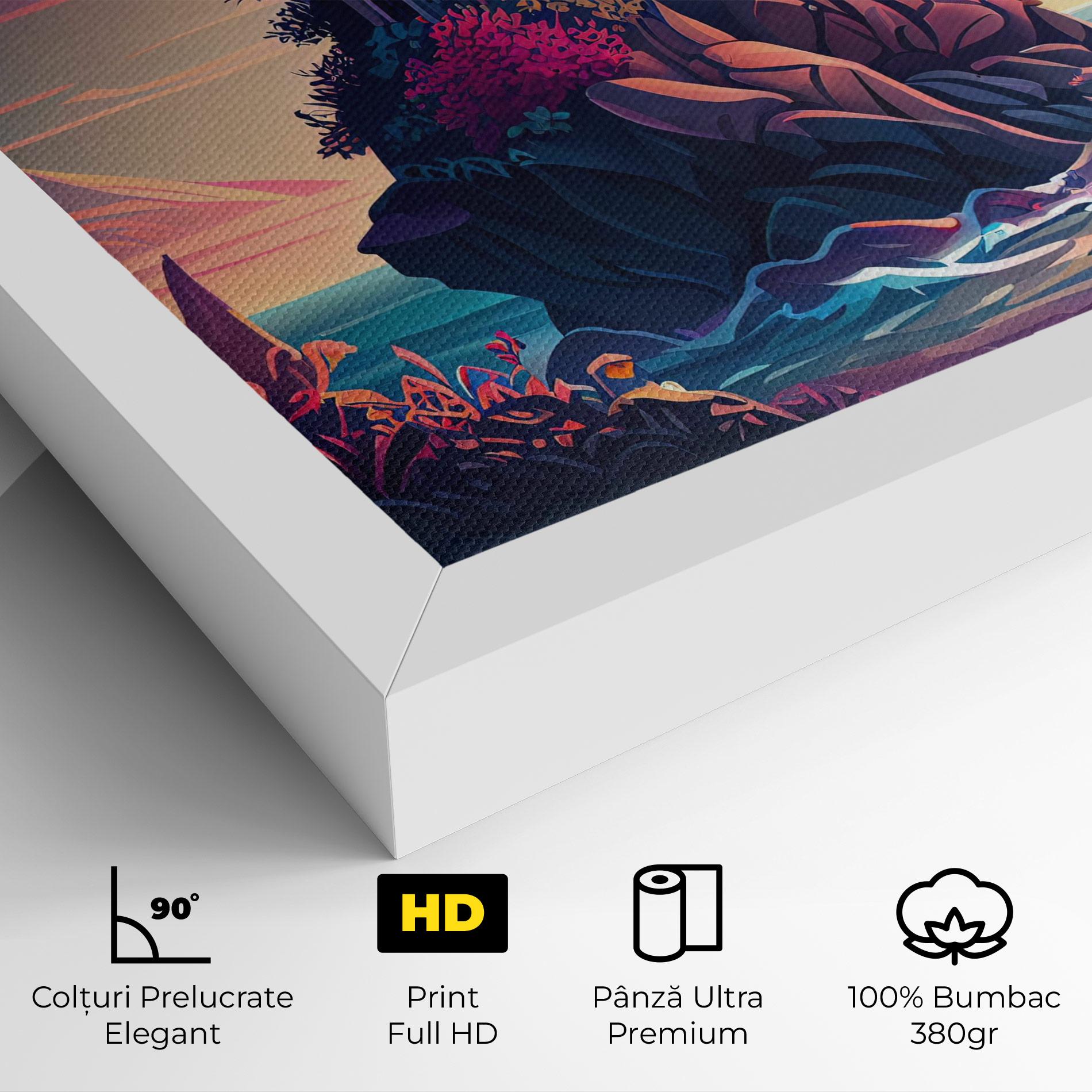 Tablou Canvas Cliff Castle mockup 4