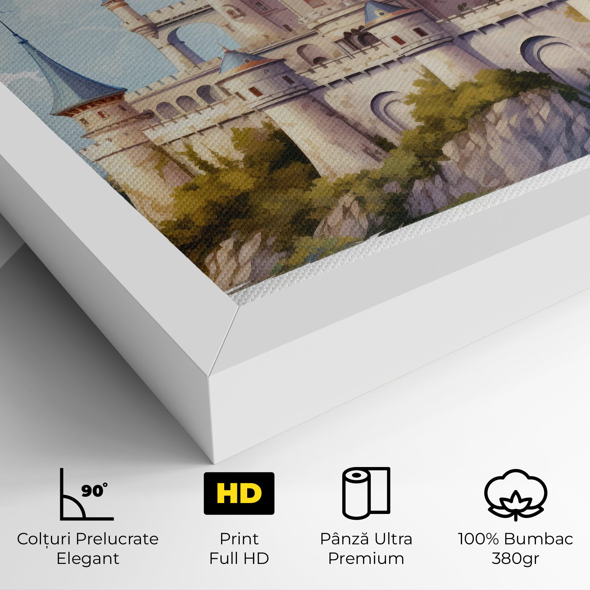 Illustration Castle mockup 4