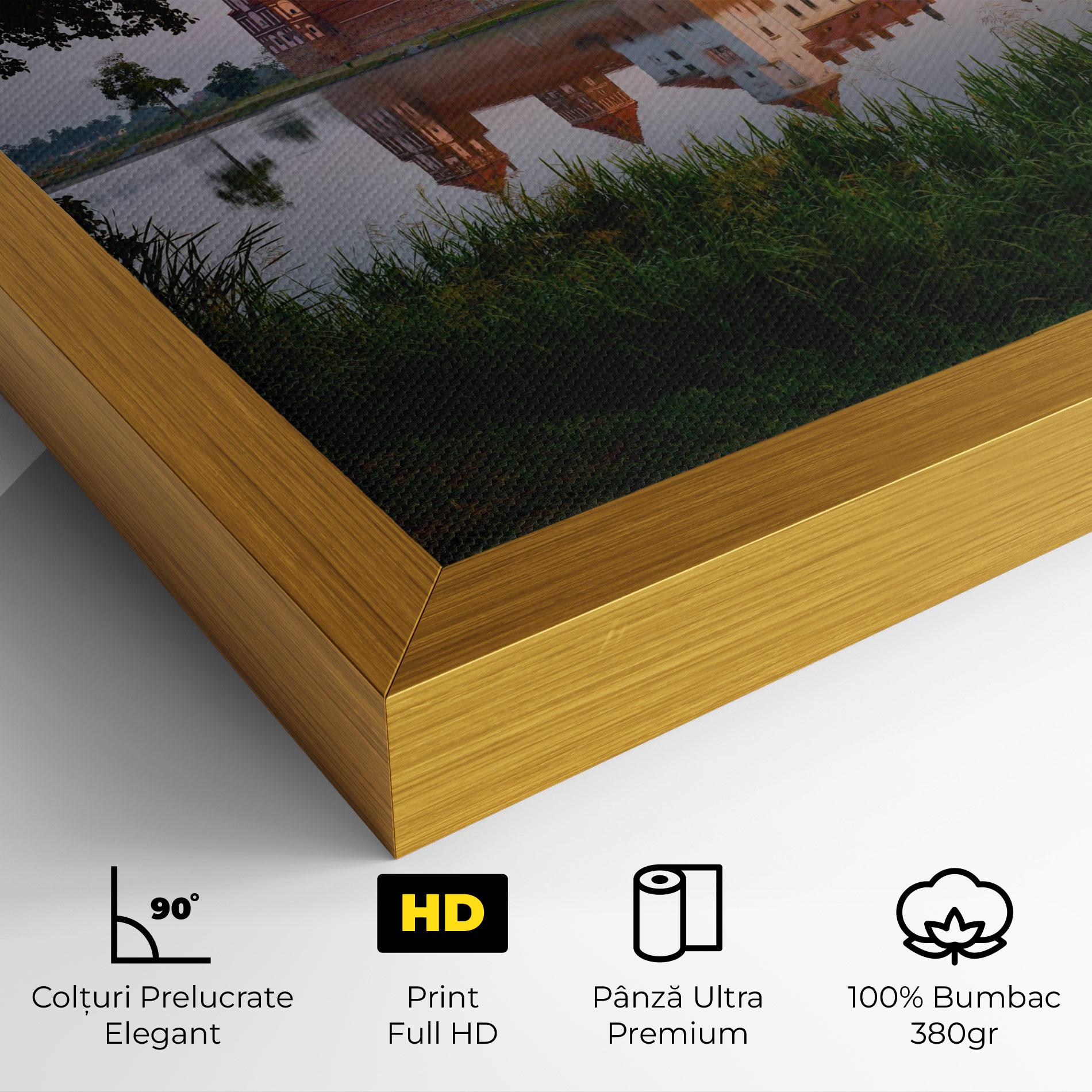 Tablou Canvas Ancient Castle Morning mockup 4