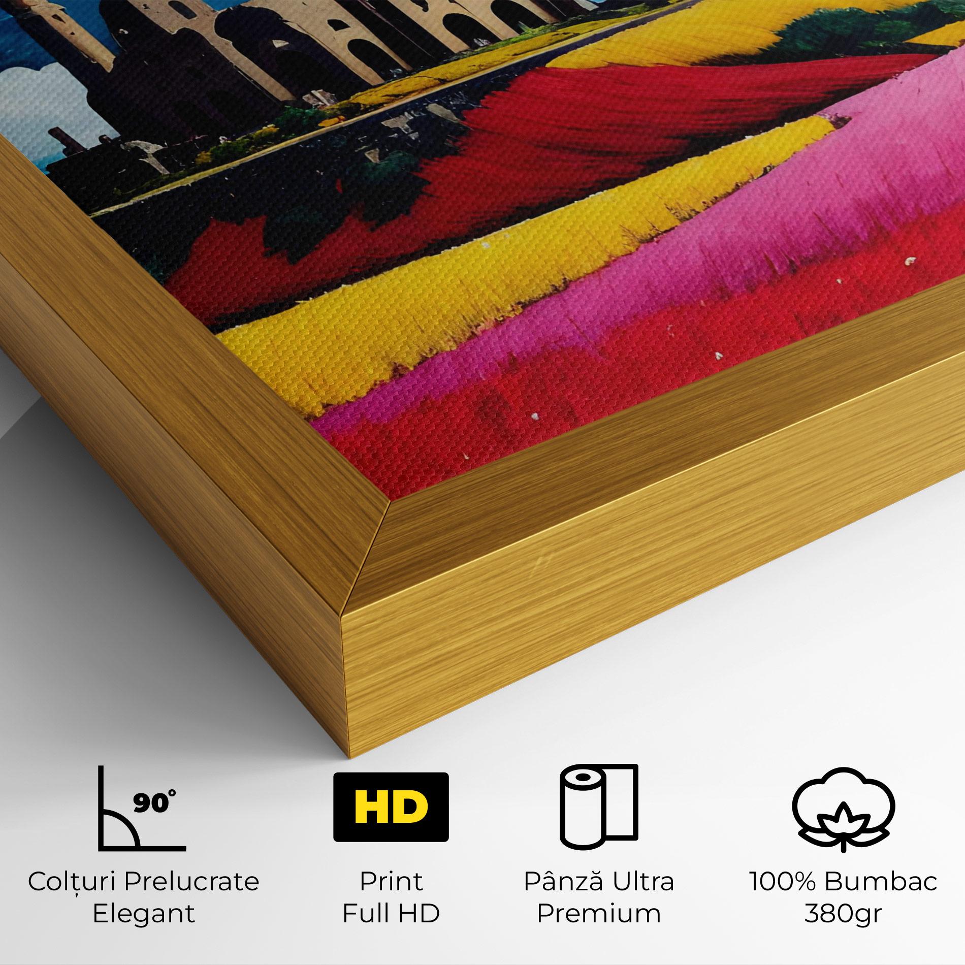 Tablou Canvas Antique Building Art mockup 4