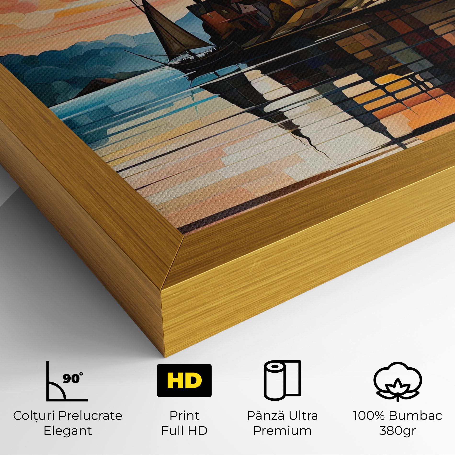 Tablou Canvas Castle Painting mockup 4