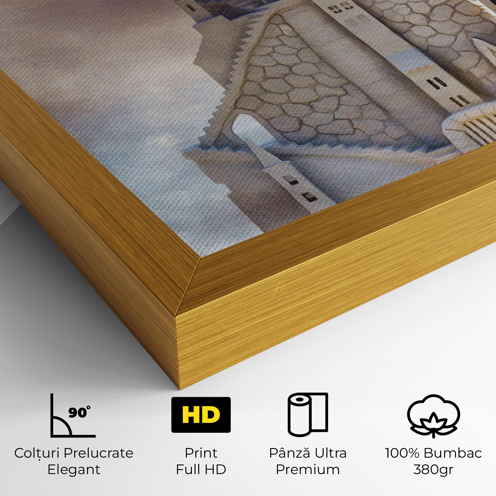 Tablou Canvas Cream Castle mockup 4