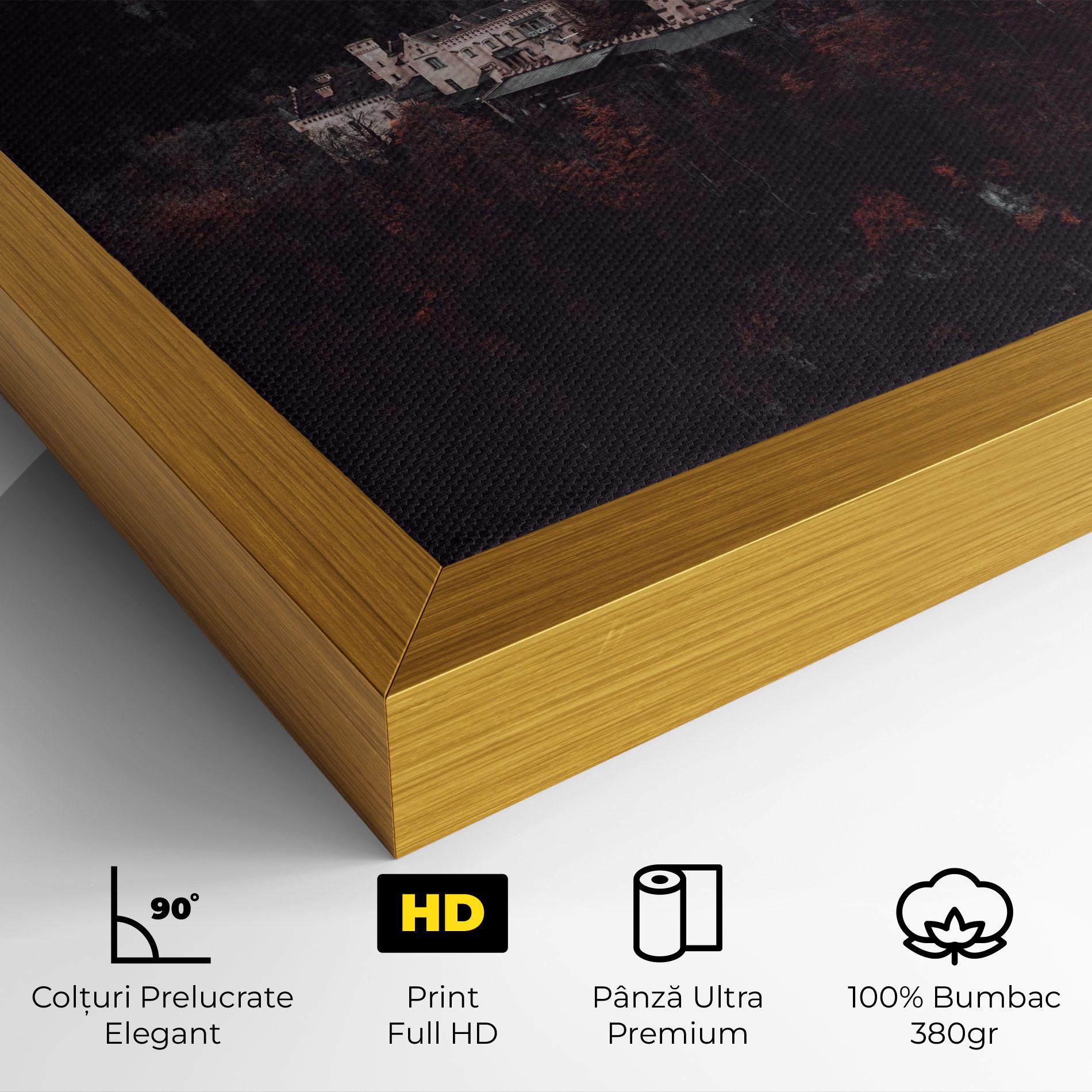 Tablou Canvas Forest Castle mockup 4