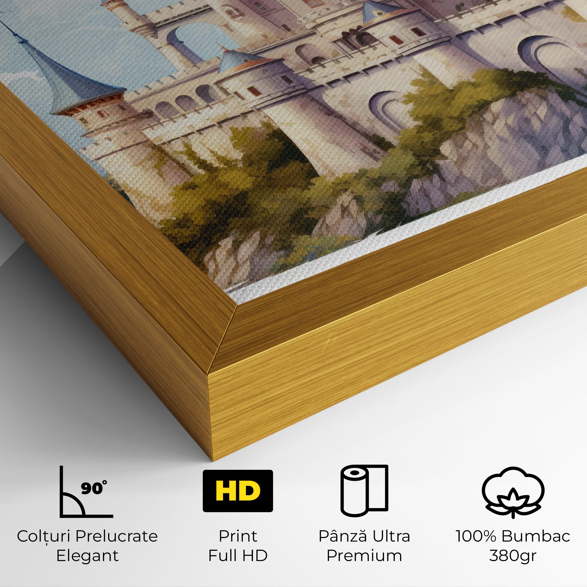 Illustration Castle mockup 4