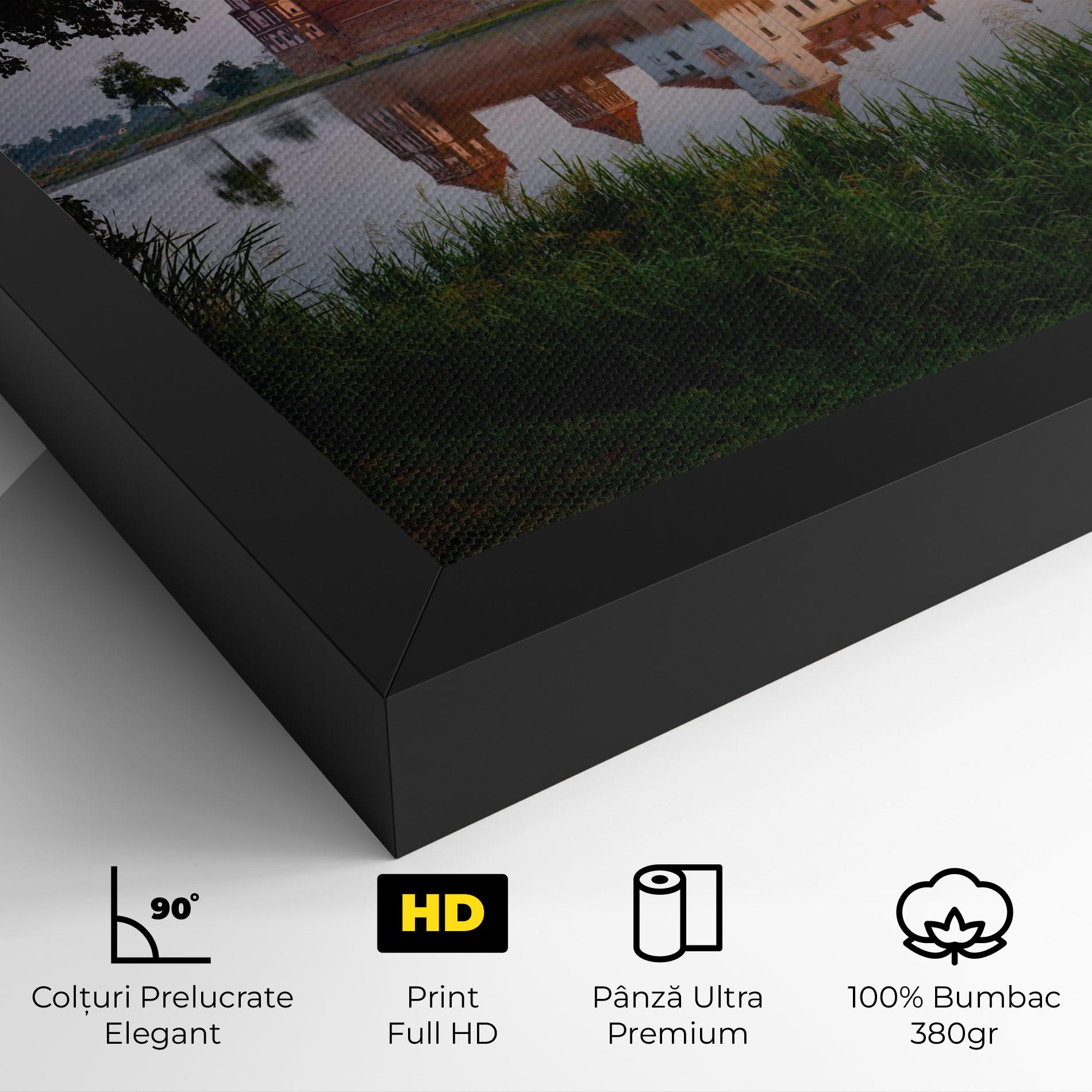 Tablou Canvas Ancient Castle Morning mockup 4