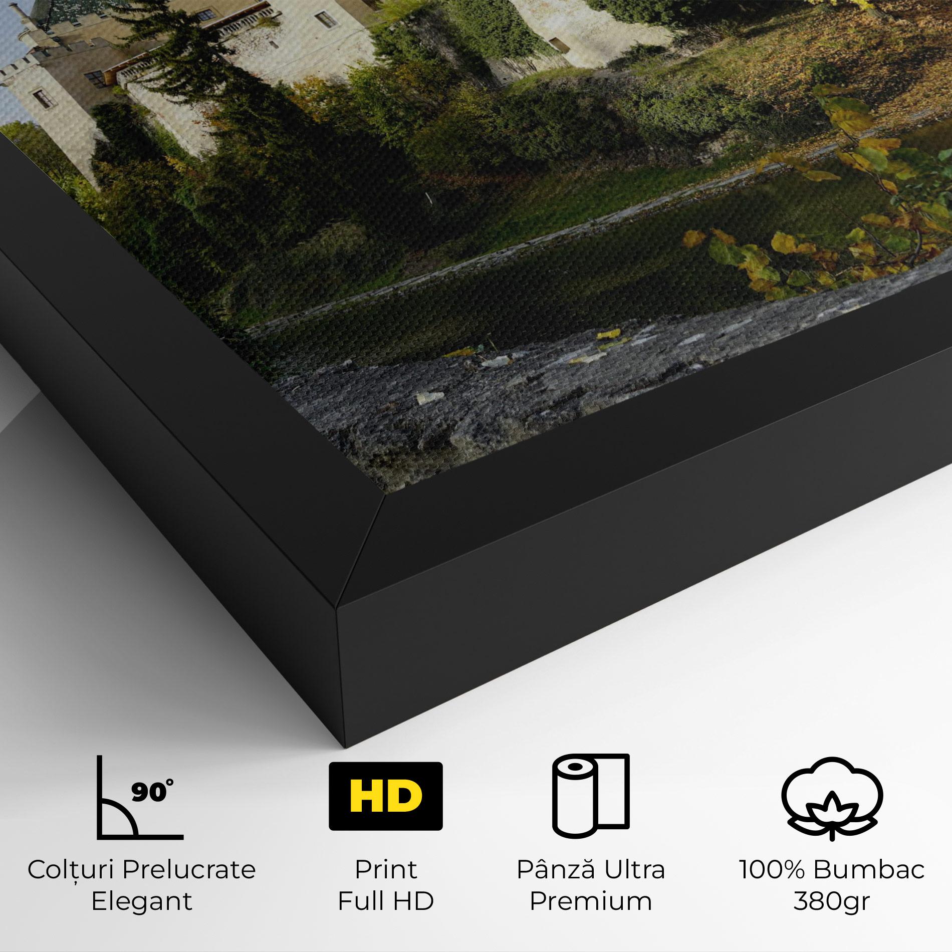 Tablou Canvas Bojnice Castle Slovakia mockup 4