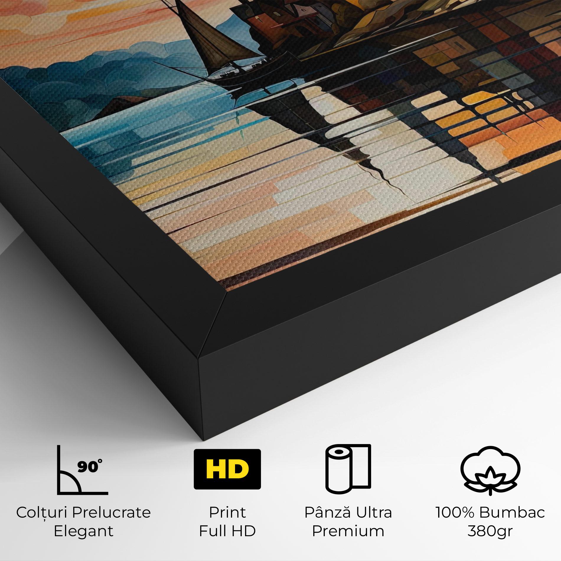 Tablou Canvas Castle Painting mockup 4